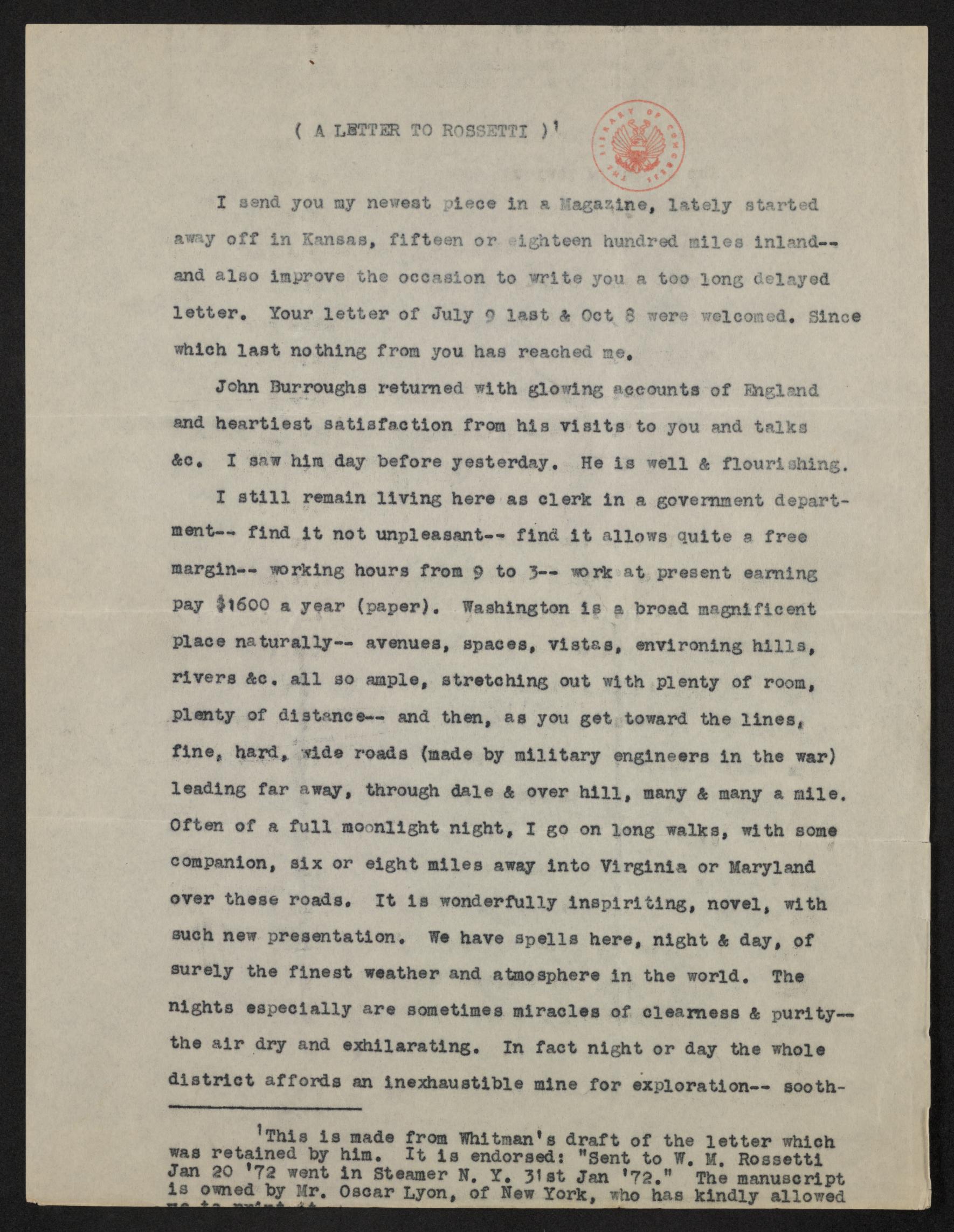 Scanned image of the current content page