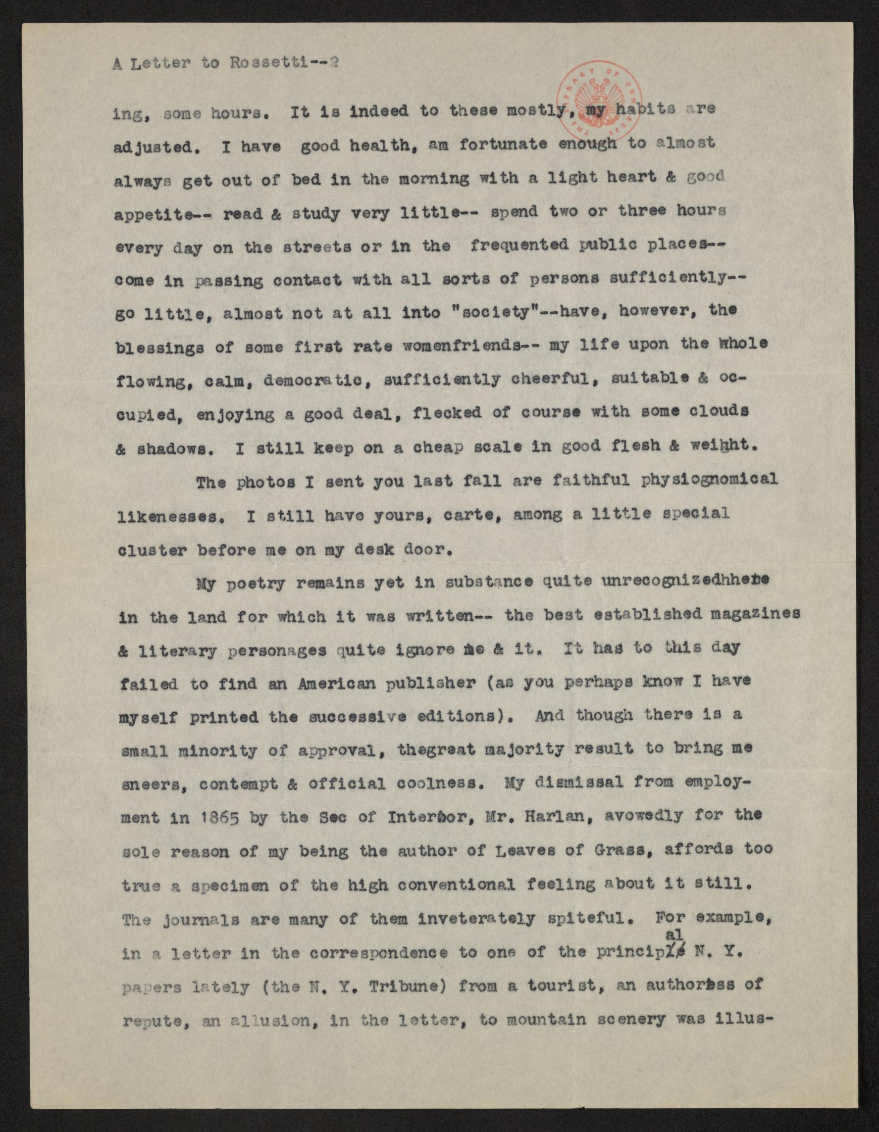 Scanned image of the current content page