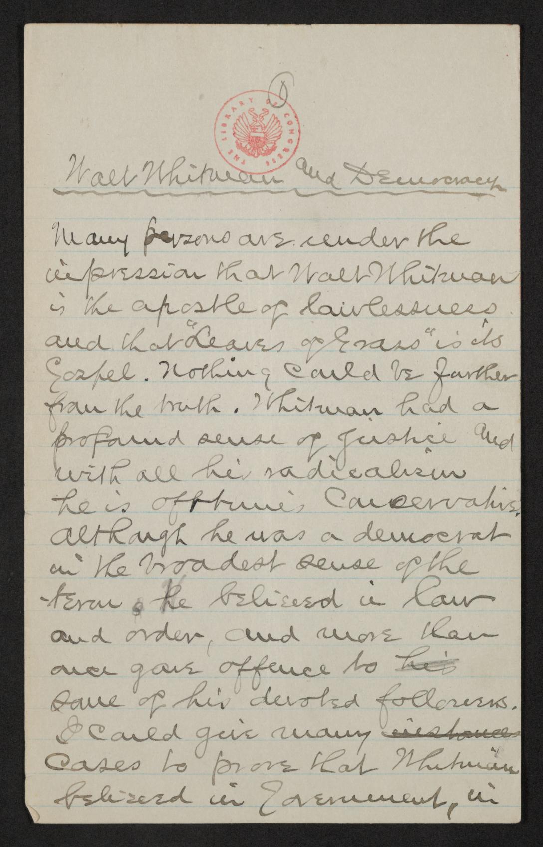 Scanned image of the current content page