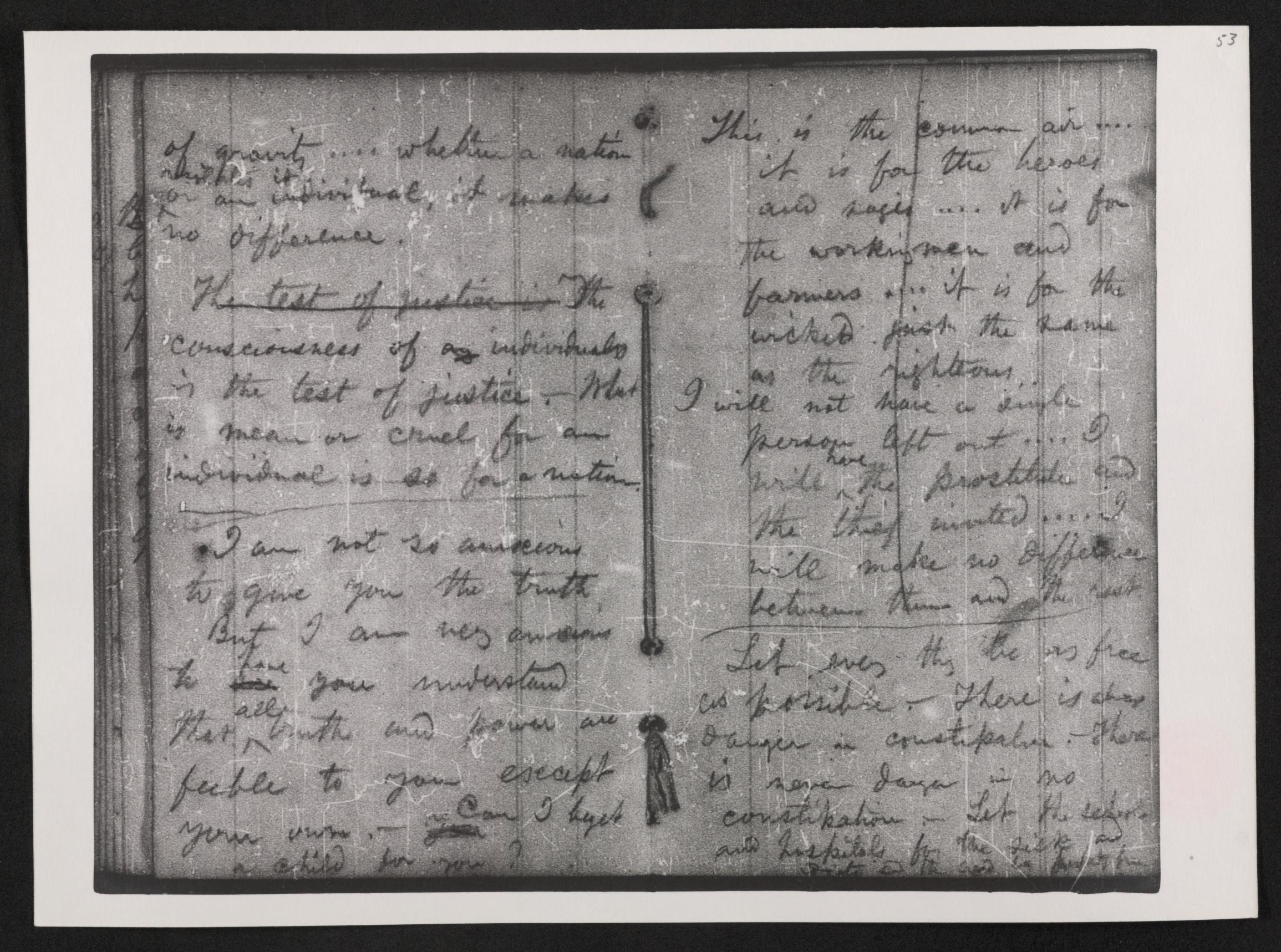 Scanned image of the current content page