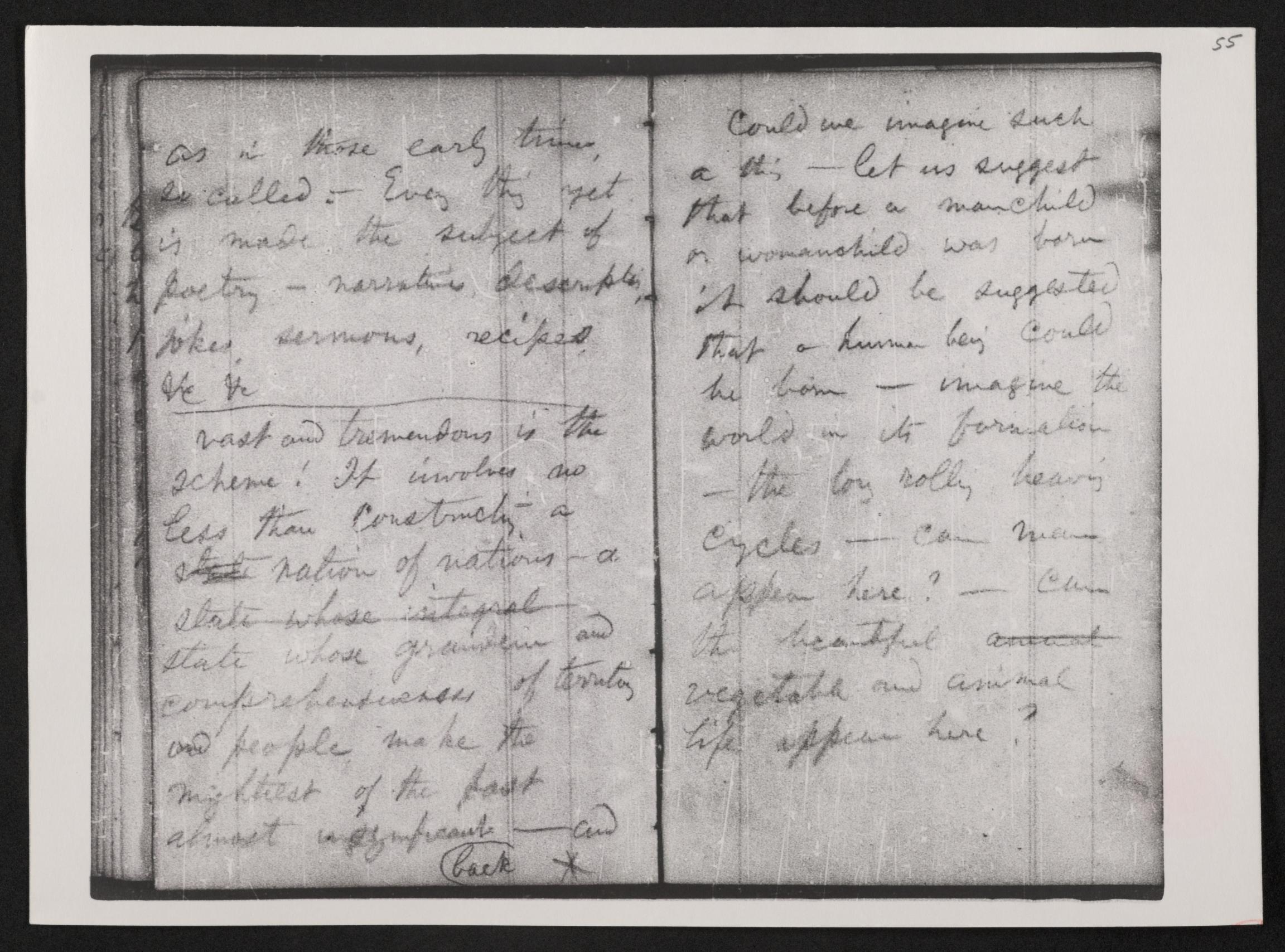 Scanned image of the current content page