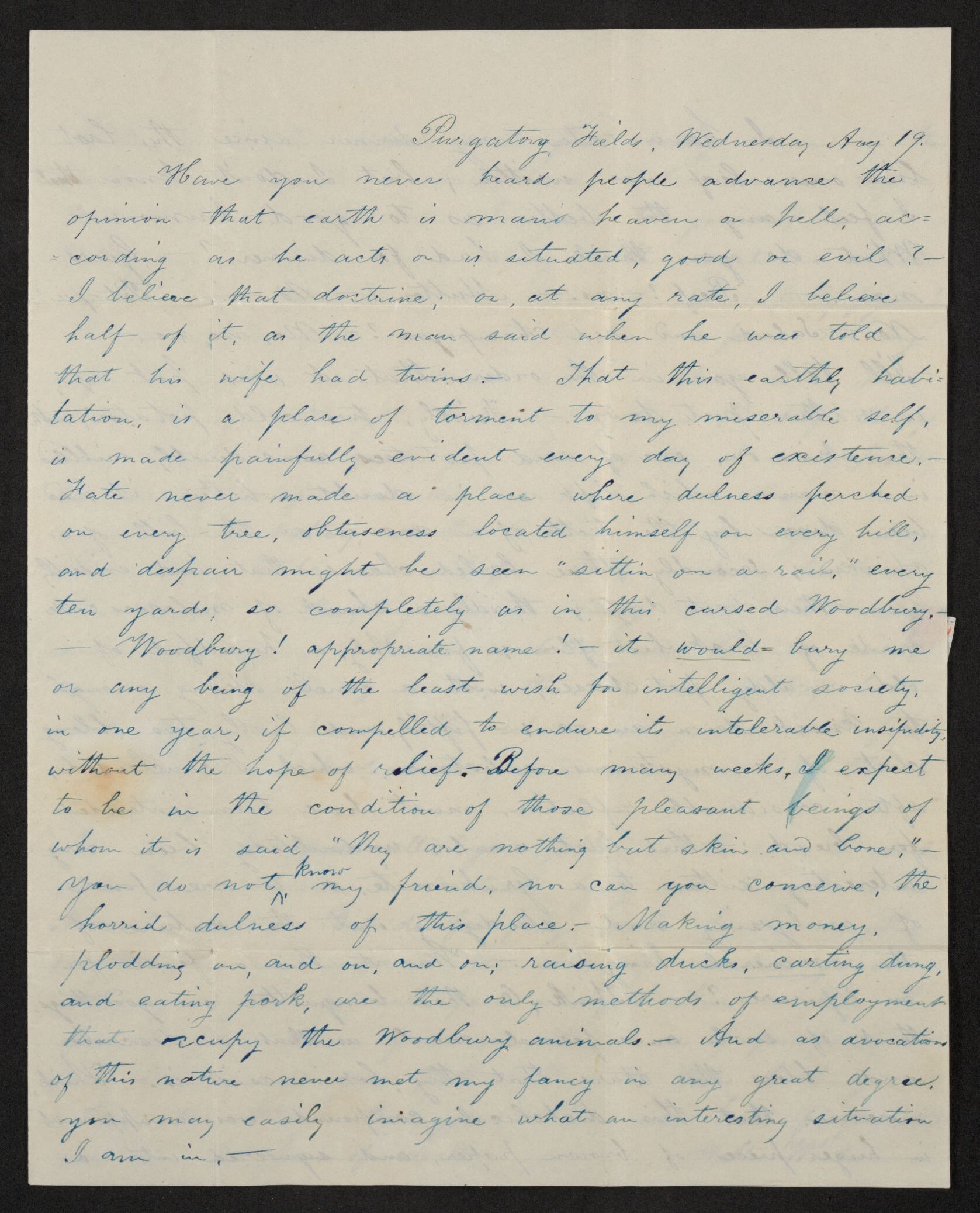 Scanned image of the current content page