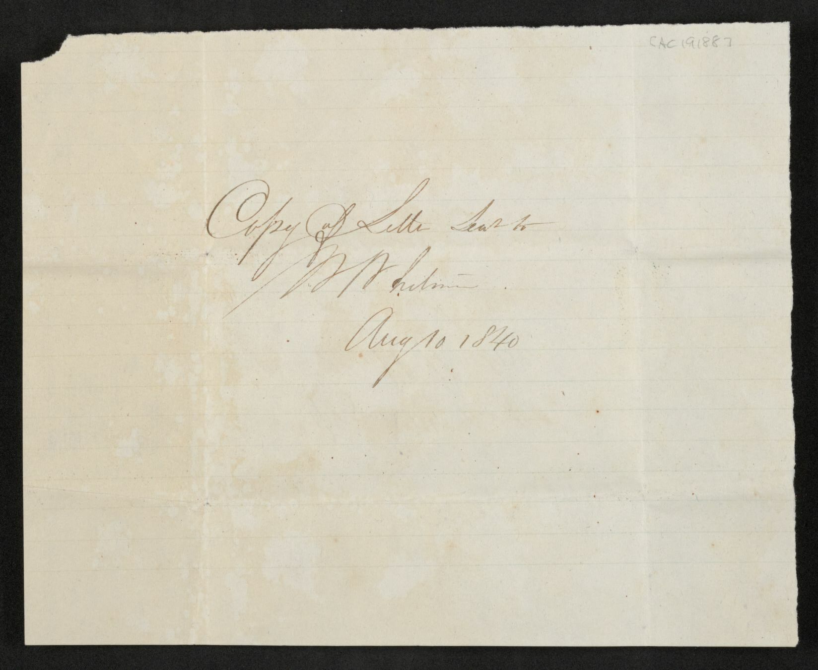 Scanned image of the current content page