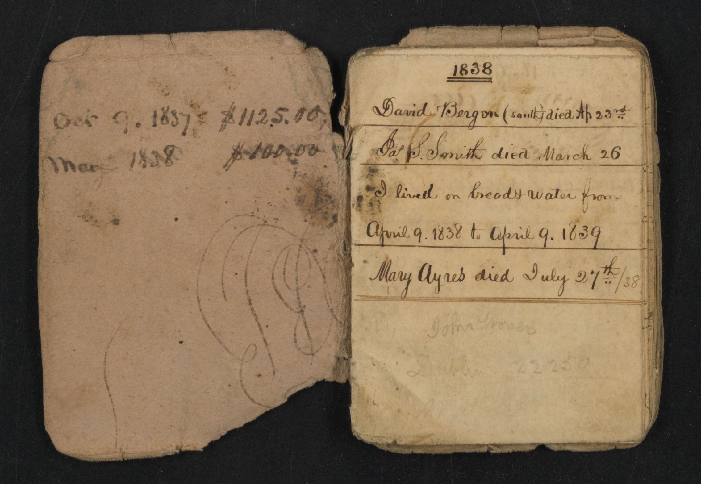 Scanned image of the current content page