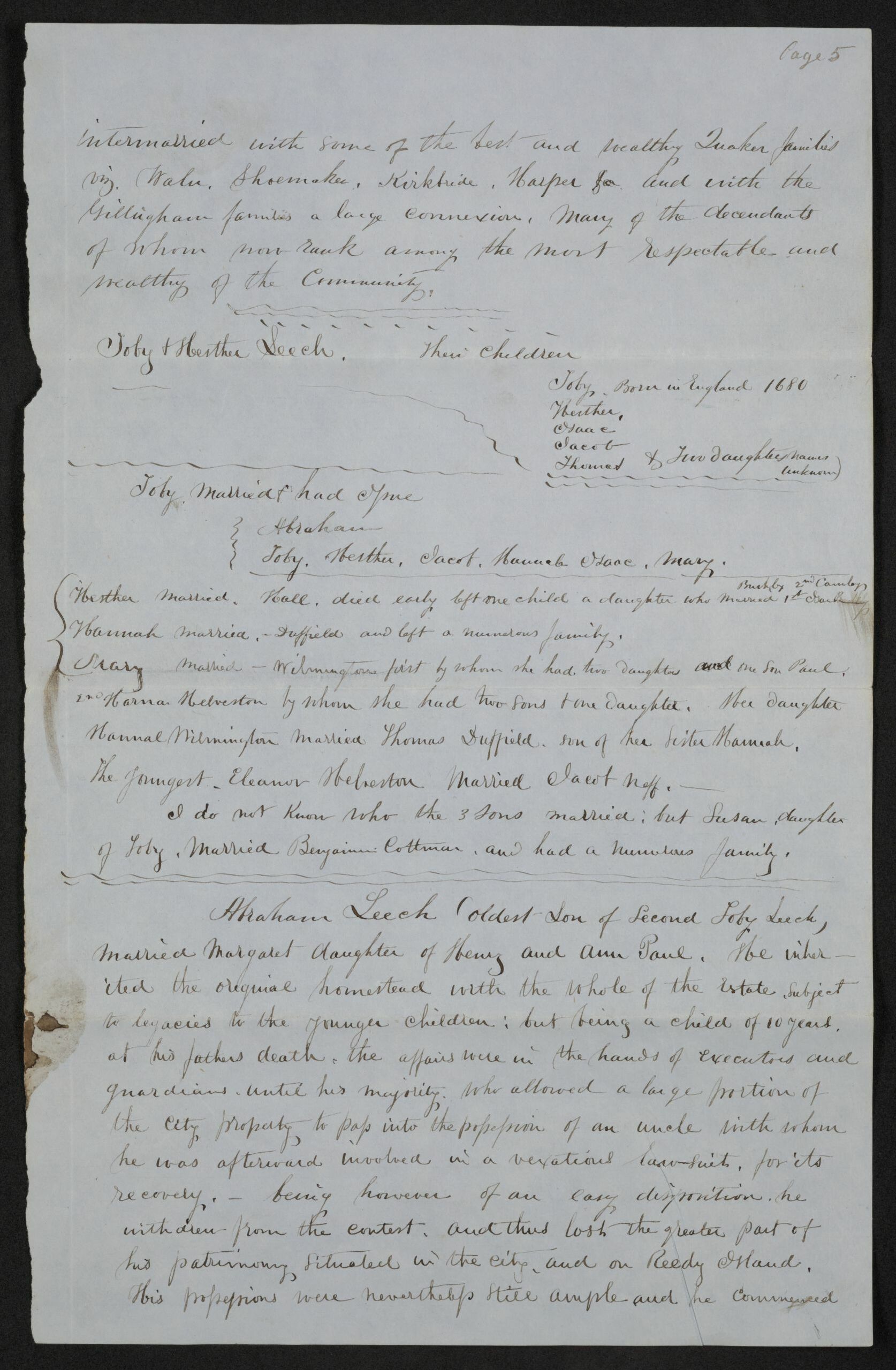 Scanned image of the current content page