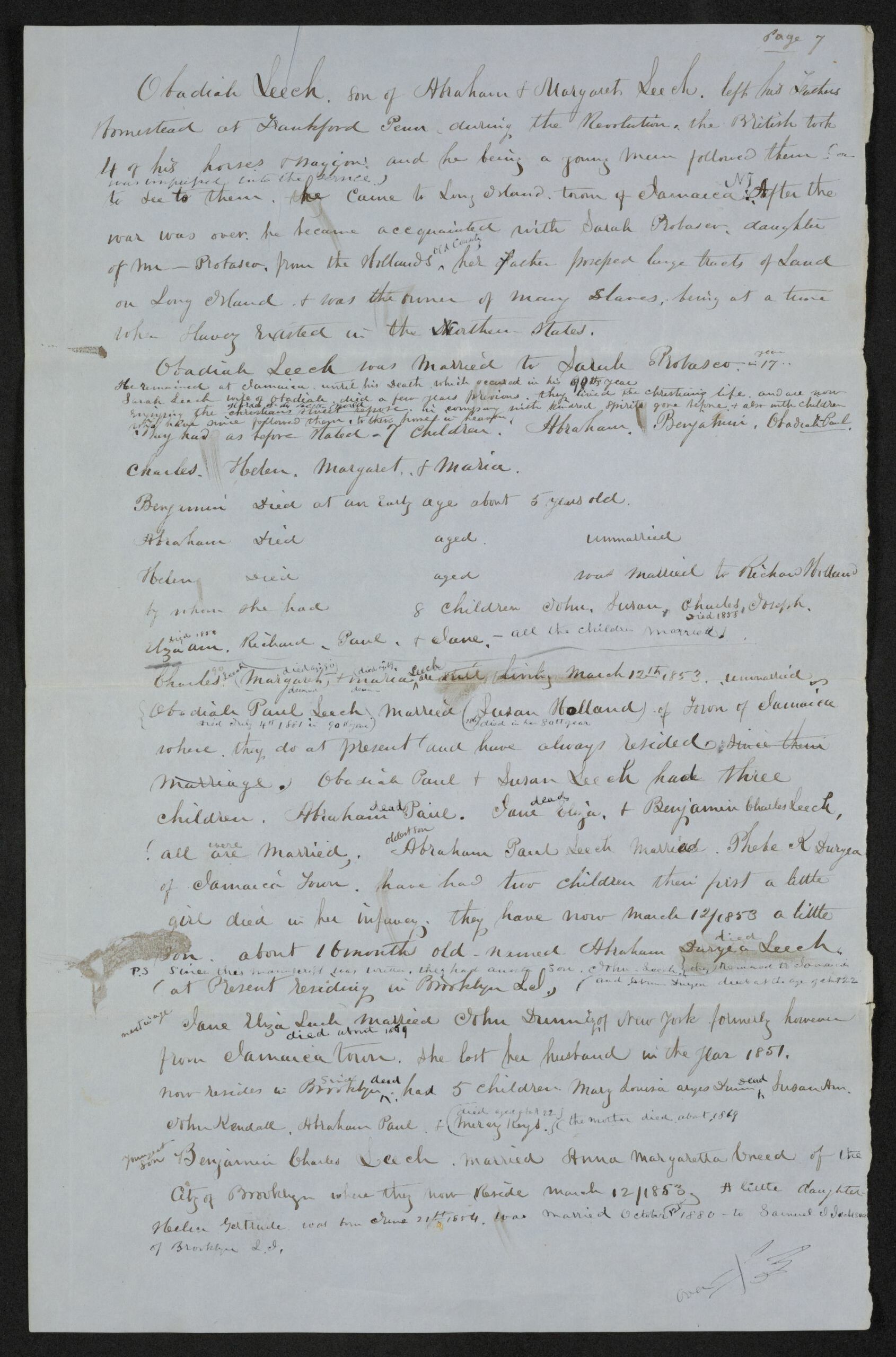 Scanned image of the current content page