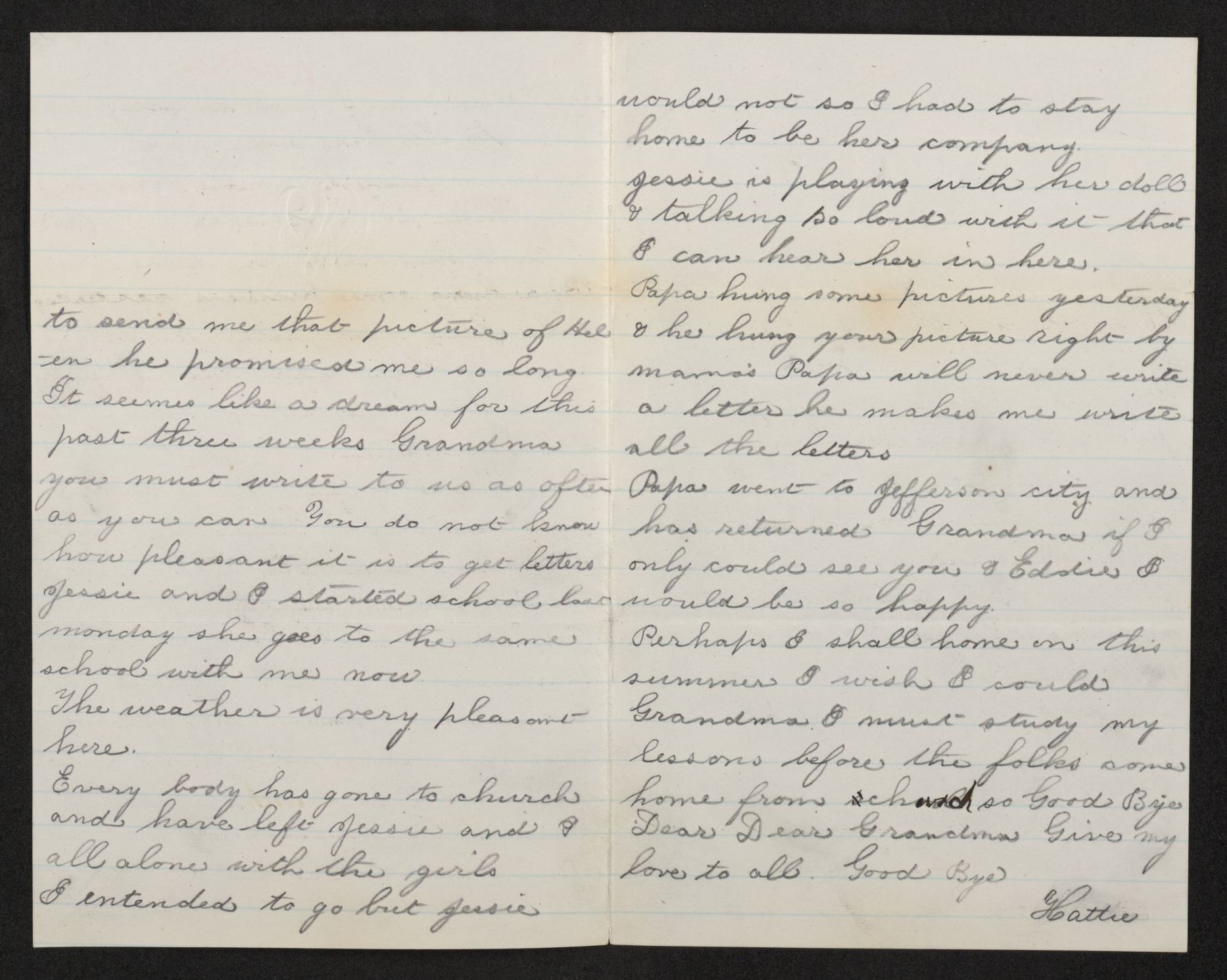 Scanned image of the current content page