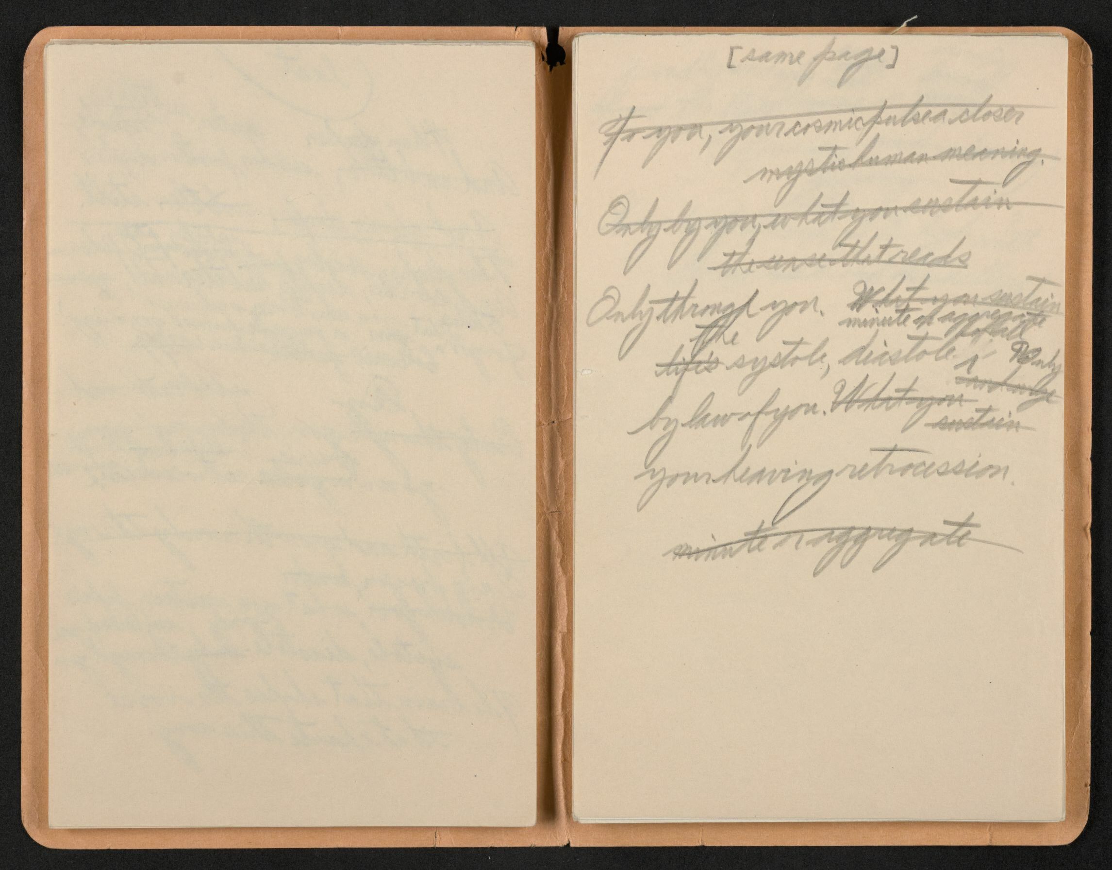 Scanned image of the current content page