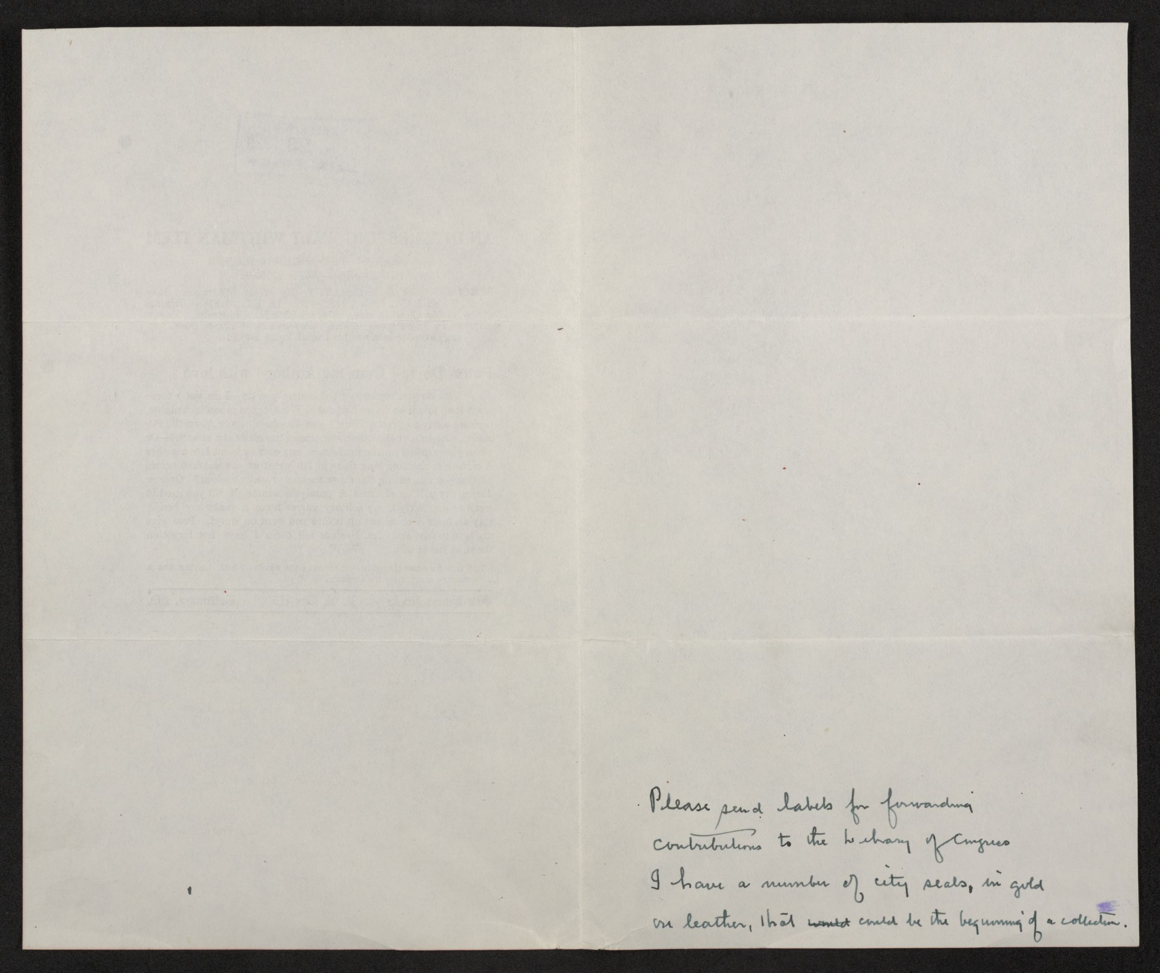 Scanned image of the current content page