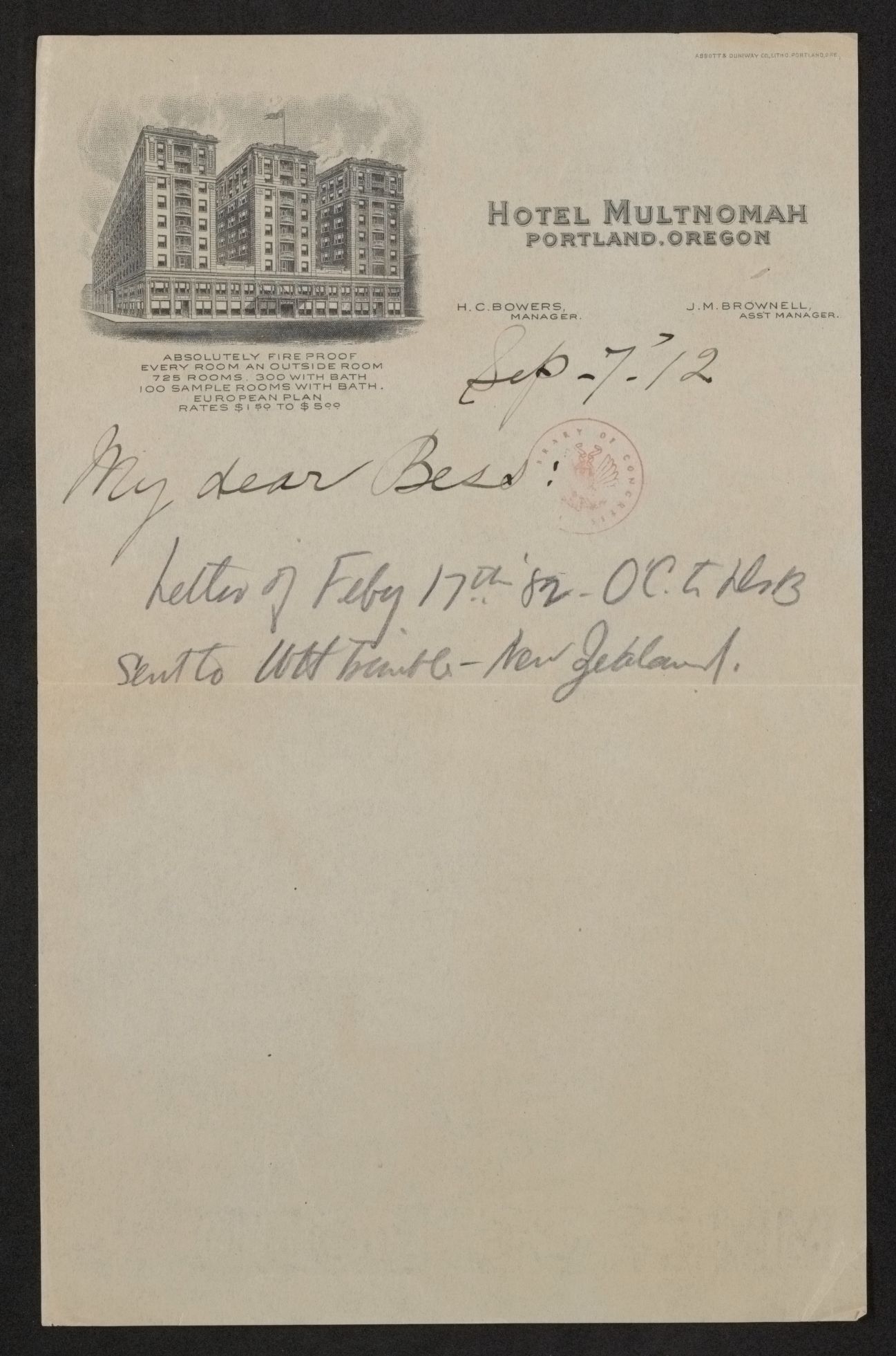 Scanned image of the current content page