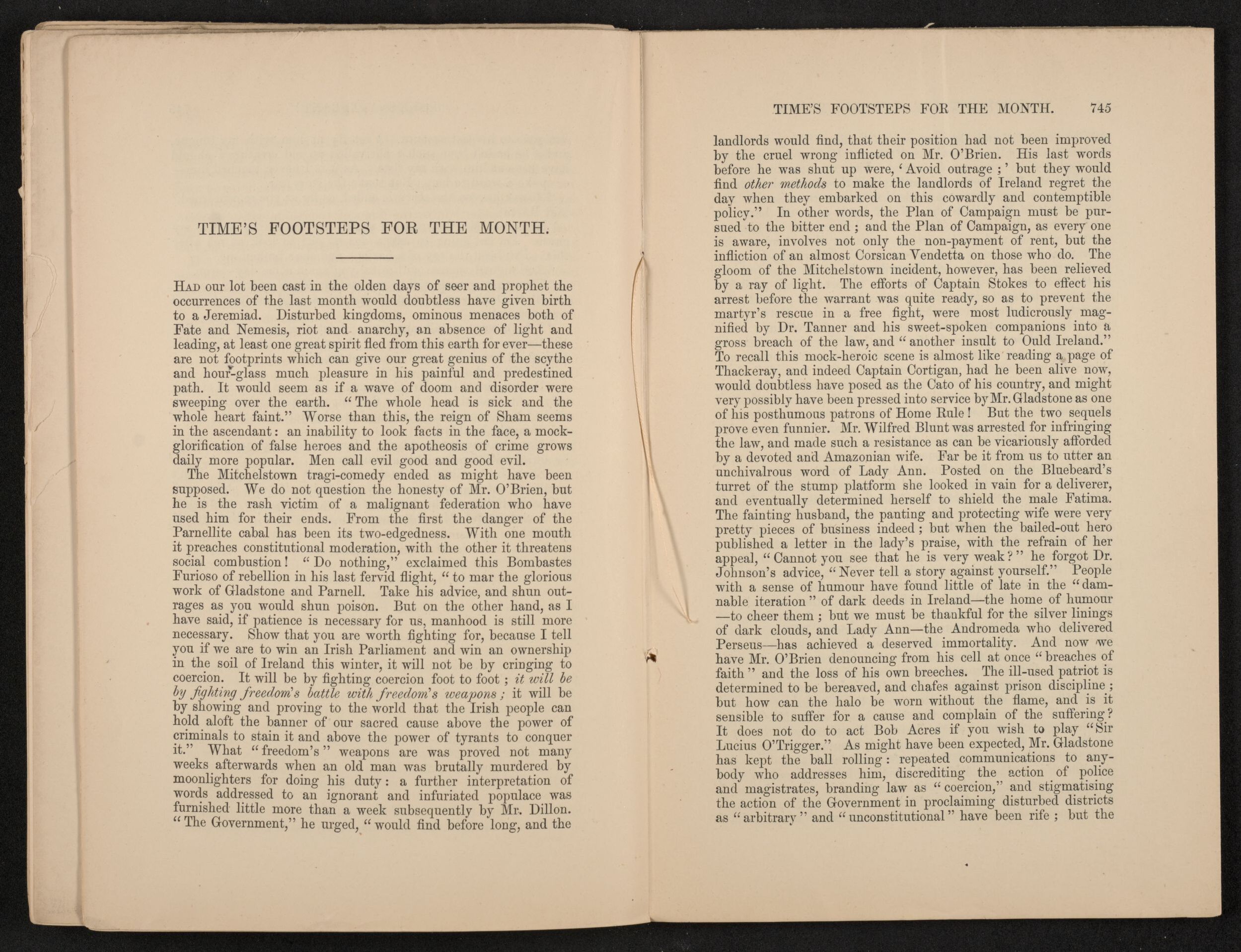 Scanned image of the current content page