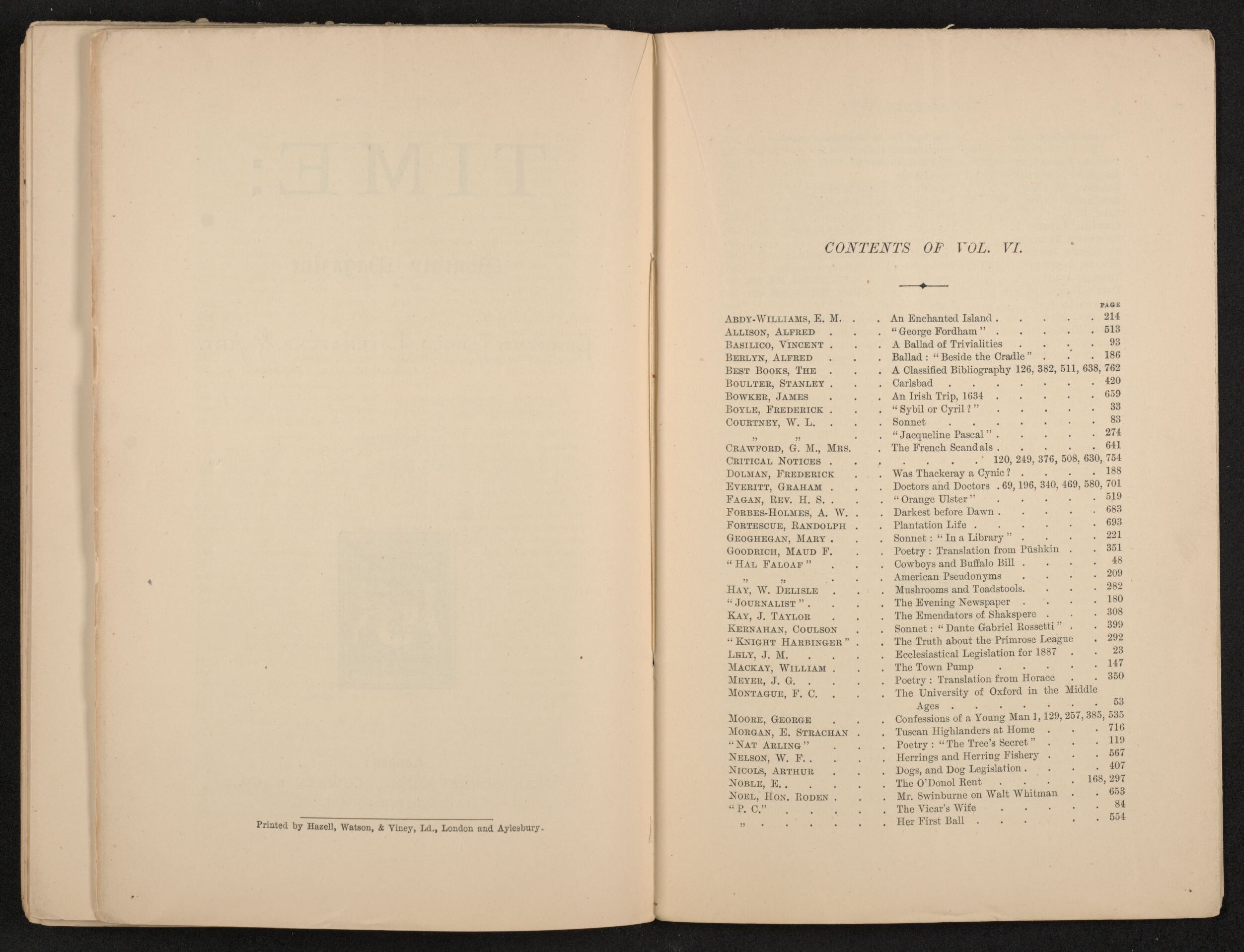 Scanned image of the current content page