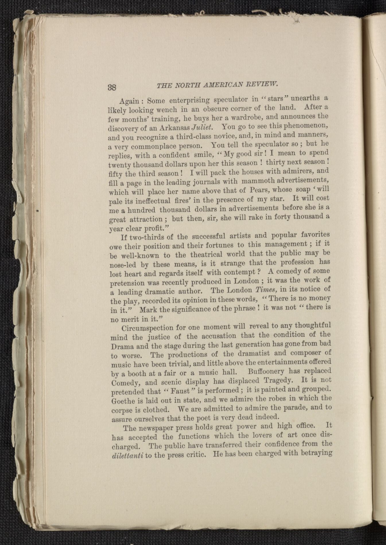 Scanned image of the current content page