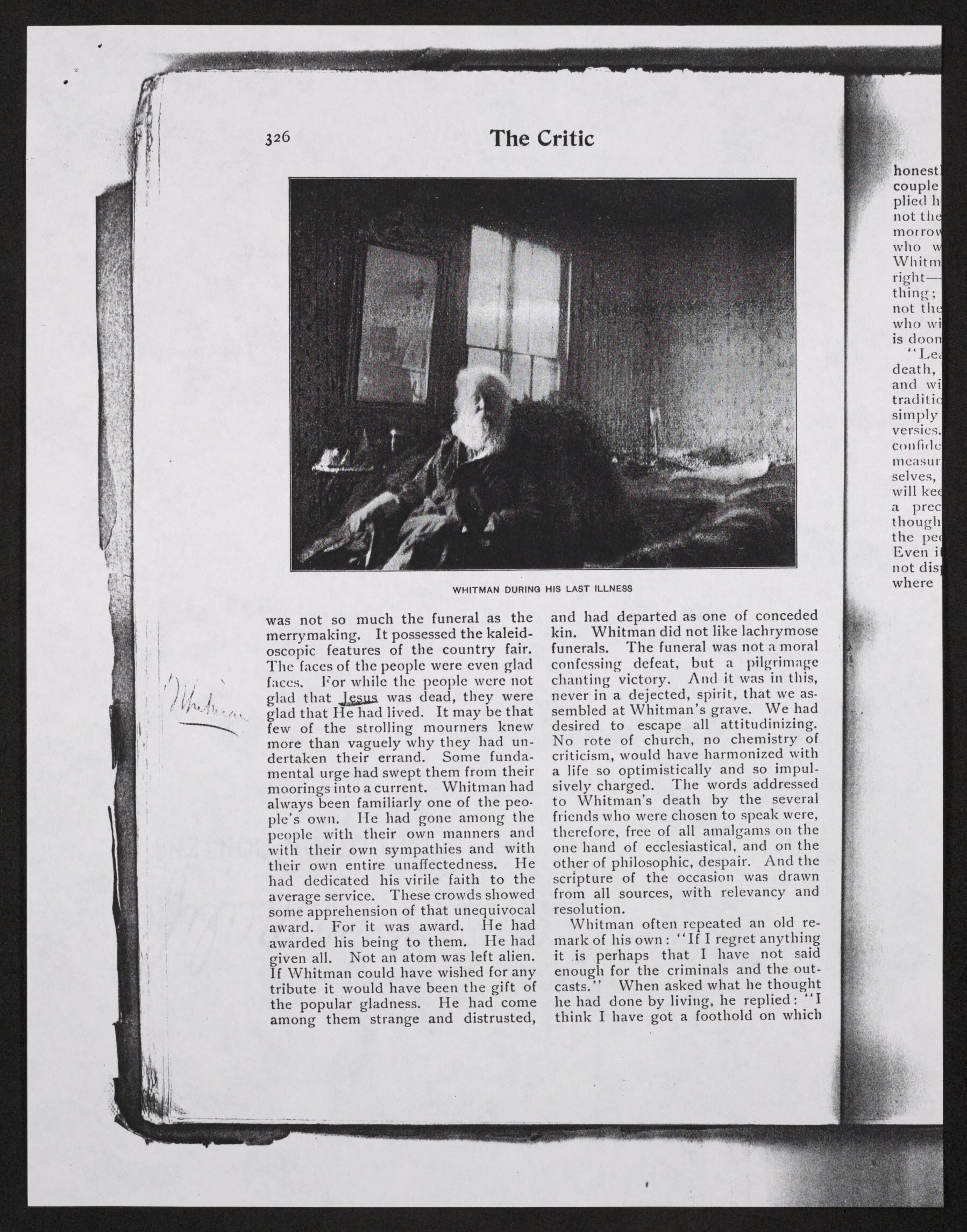 Scanned image of the current content page