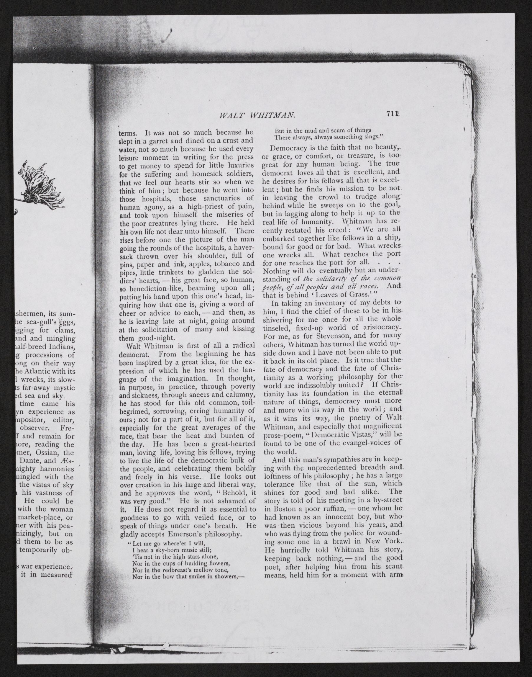 Scanned image of the current content page