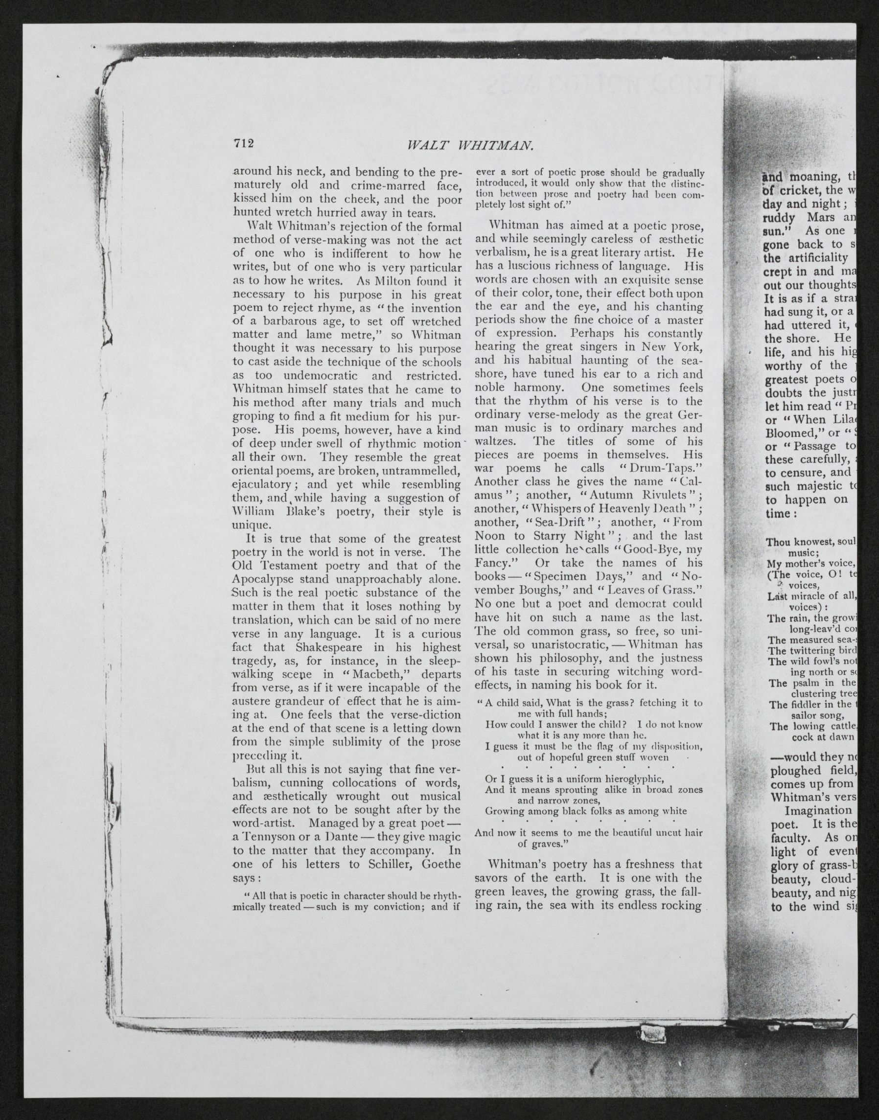 Scanned image of the current content page