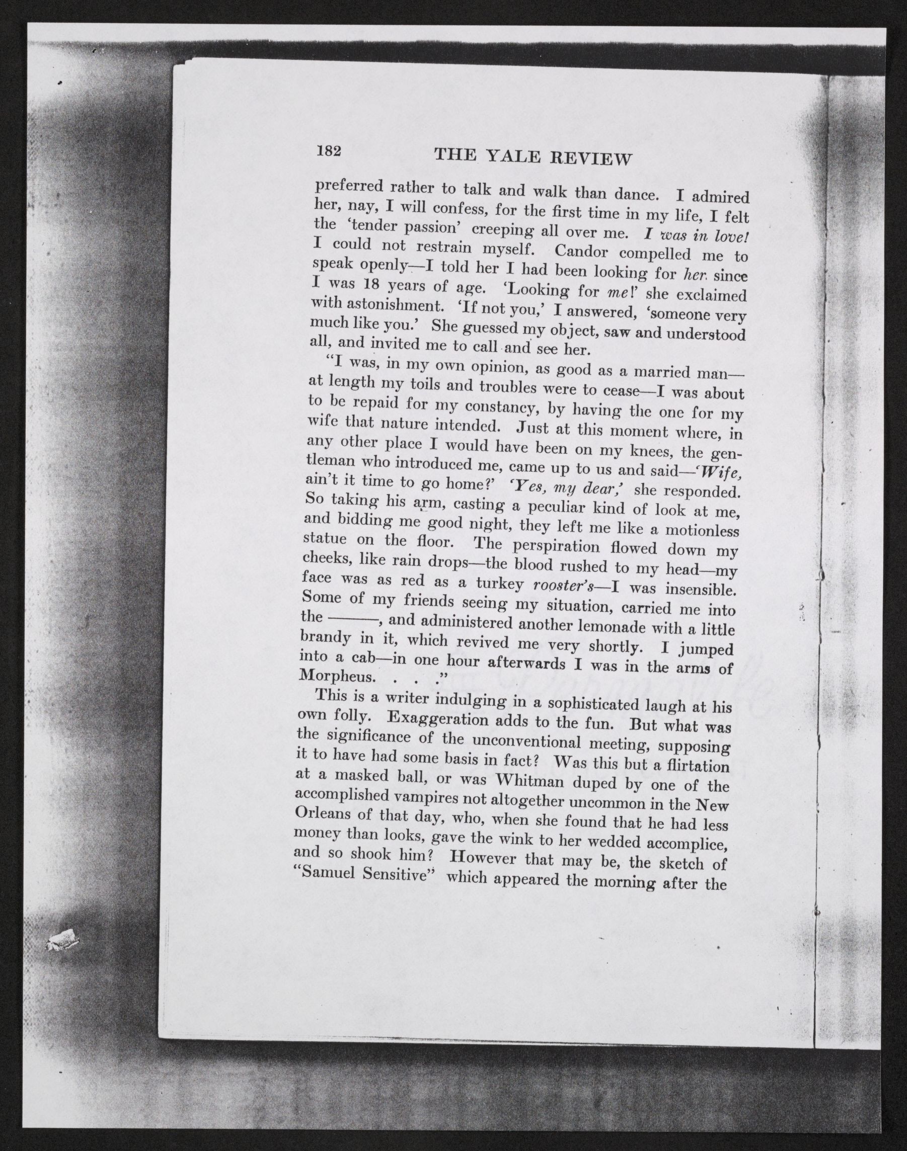 Scanned image of the current content page