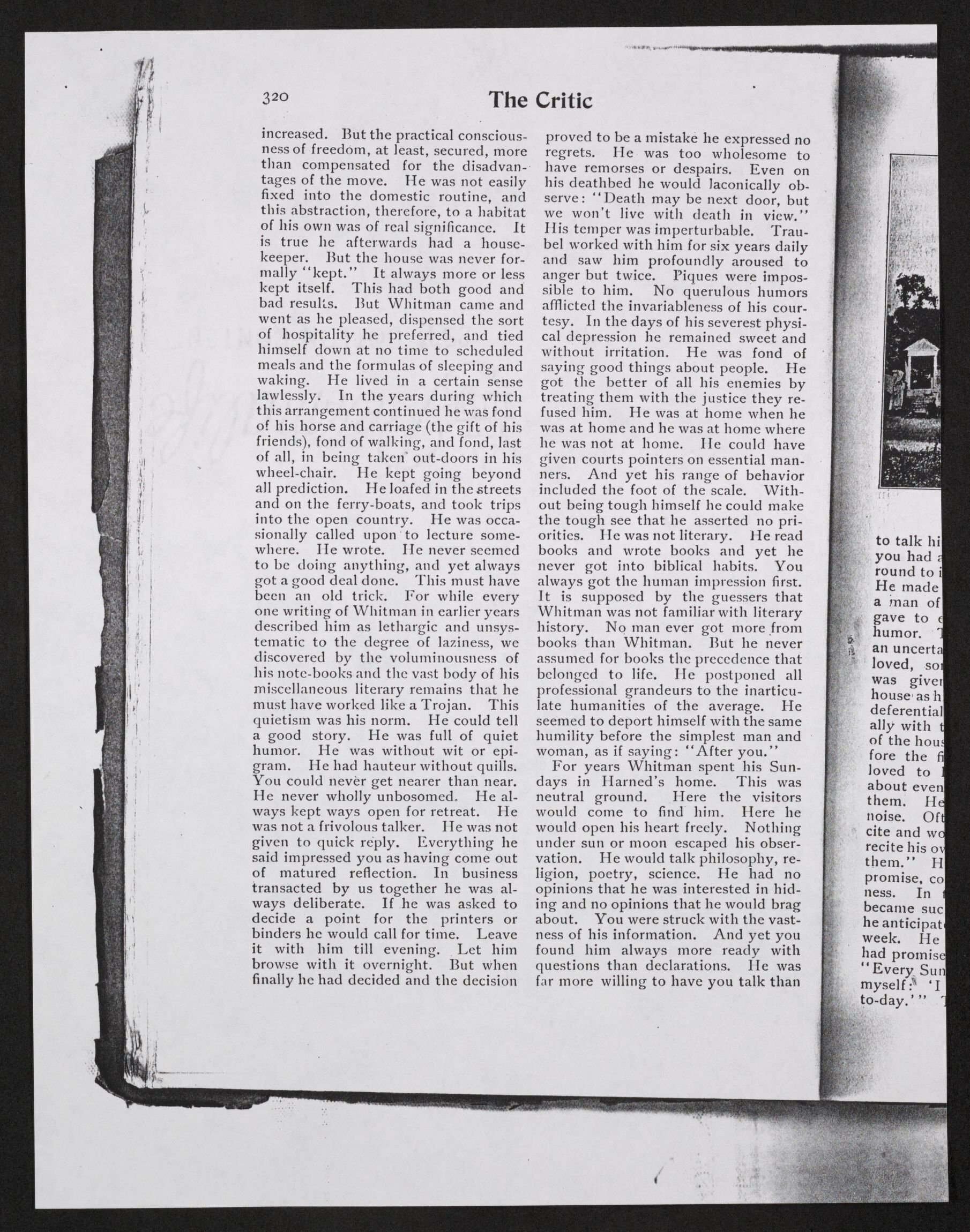 Scanned image of the current content page