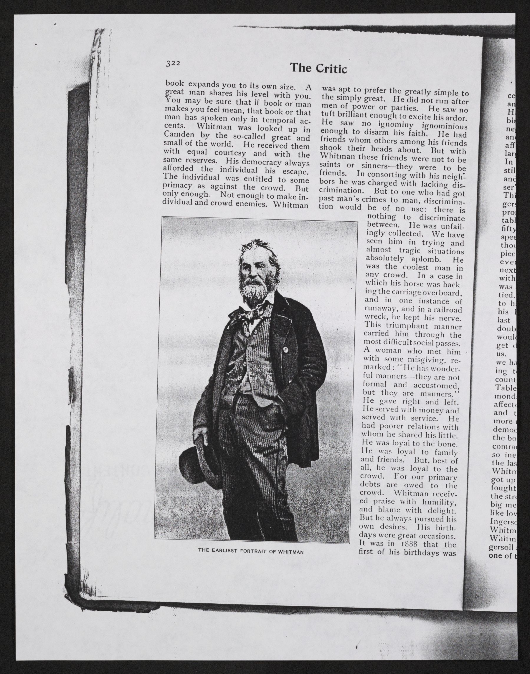 Scanned image of the current content page