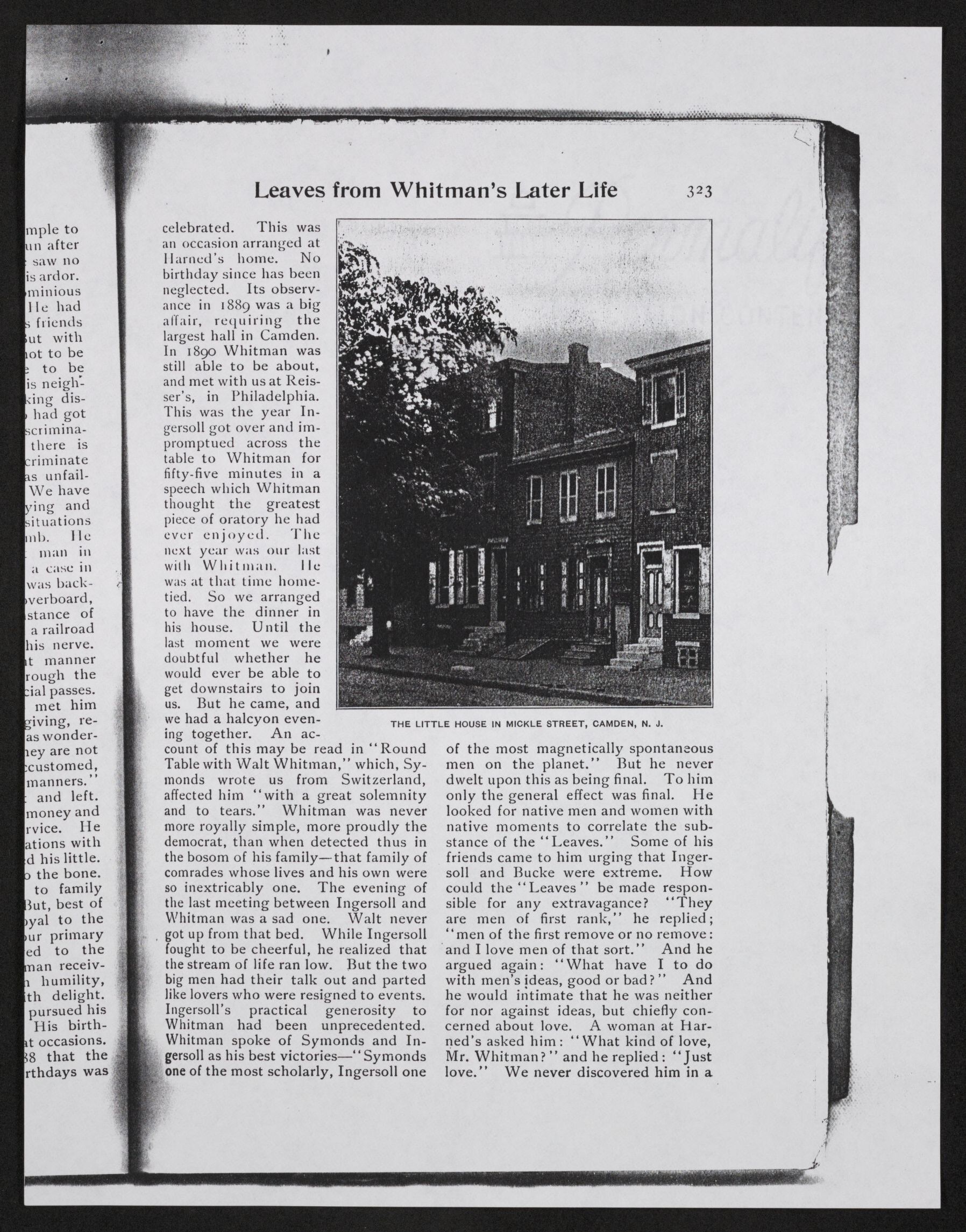 Scanned image of the current content page