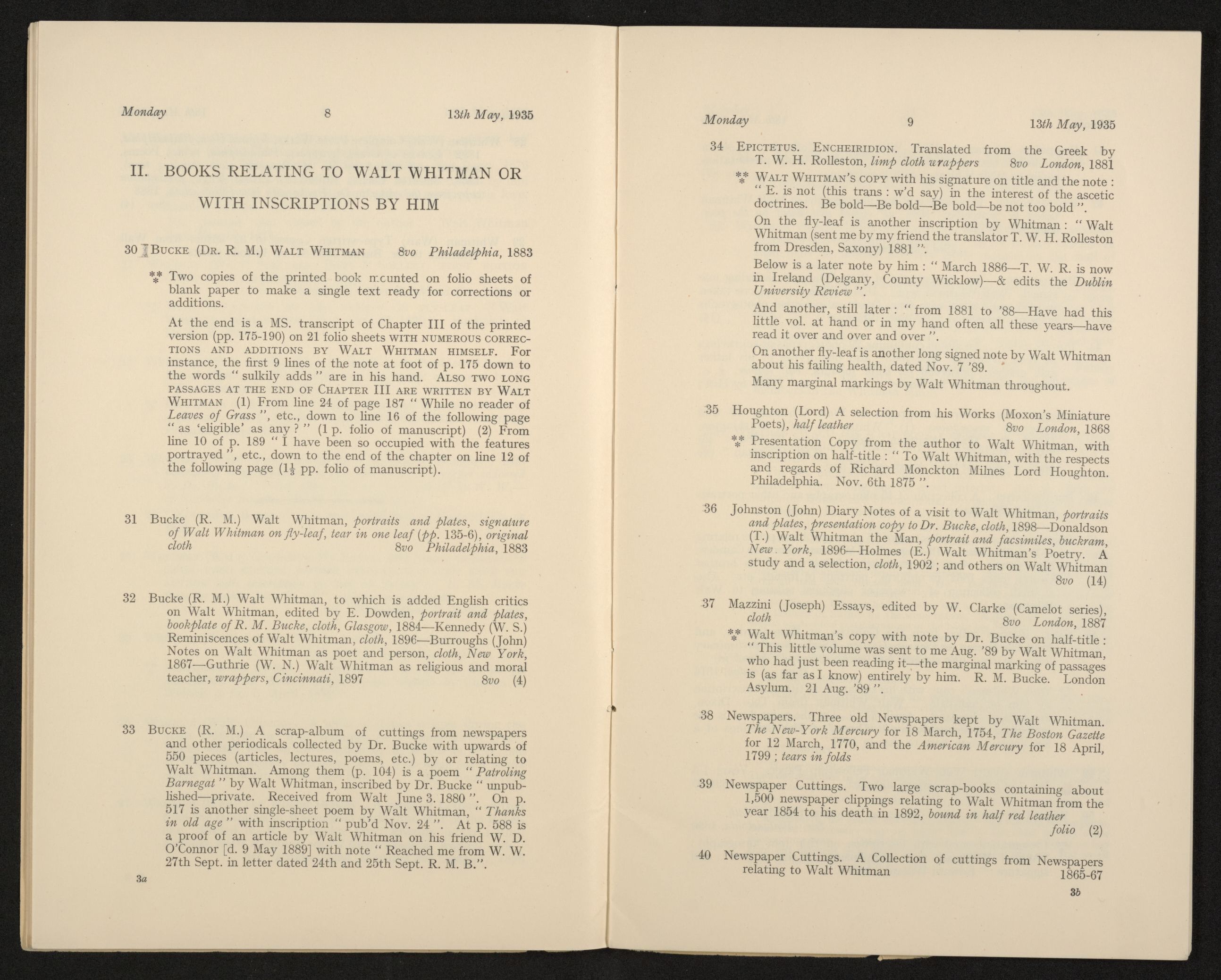 Scanned image of the current content page