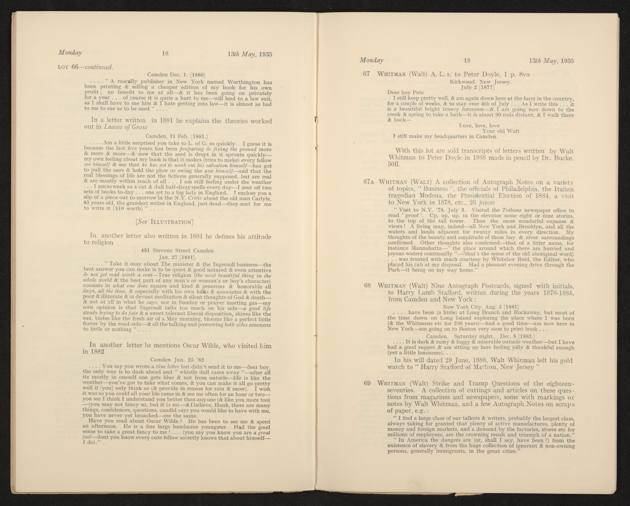Scanned image of the current content page