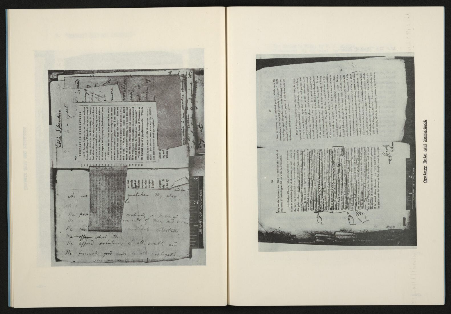 Scanned image of the current content page