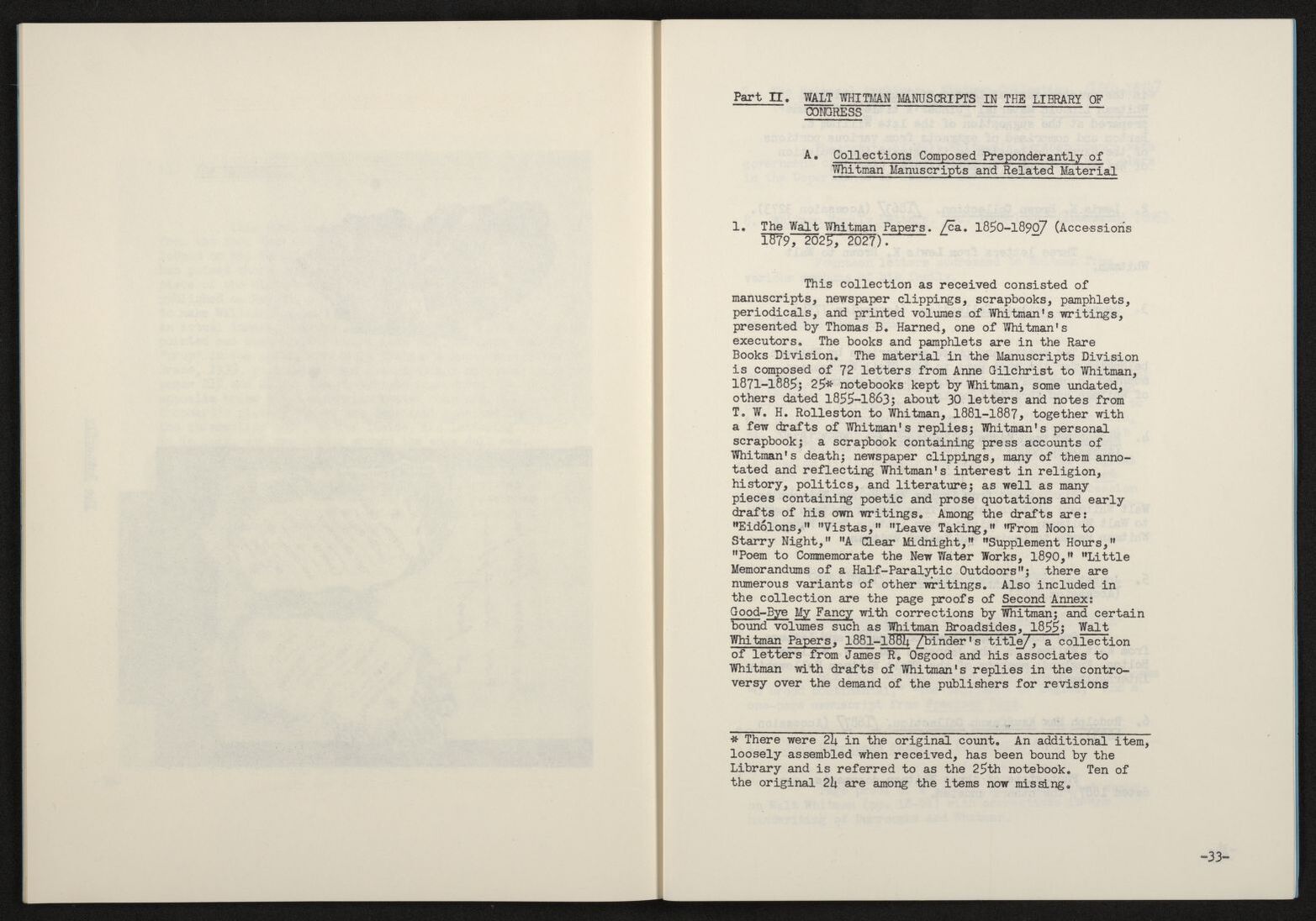 Scanned image of the current content page