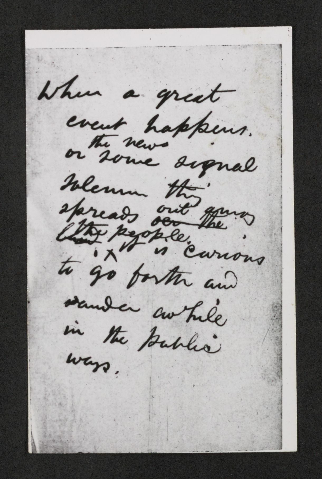 Scanned image of the current content page