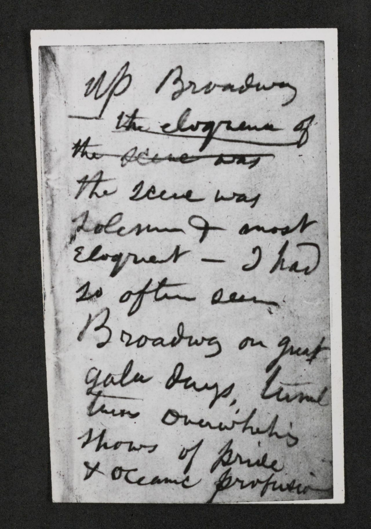 Scanned image of the current content page