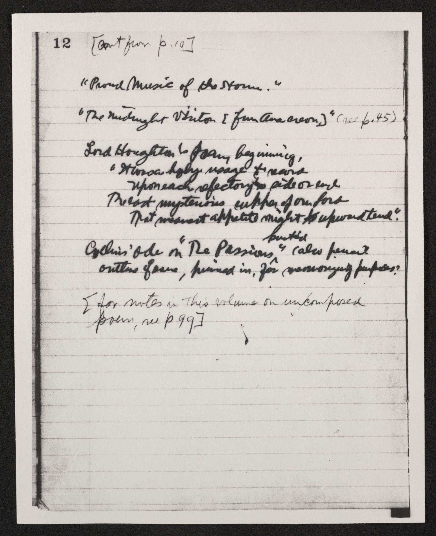 Scanned image of the current content page