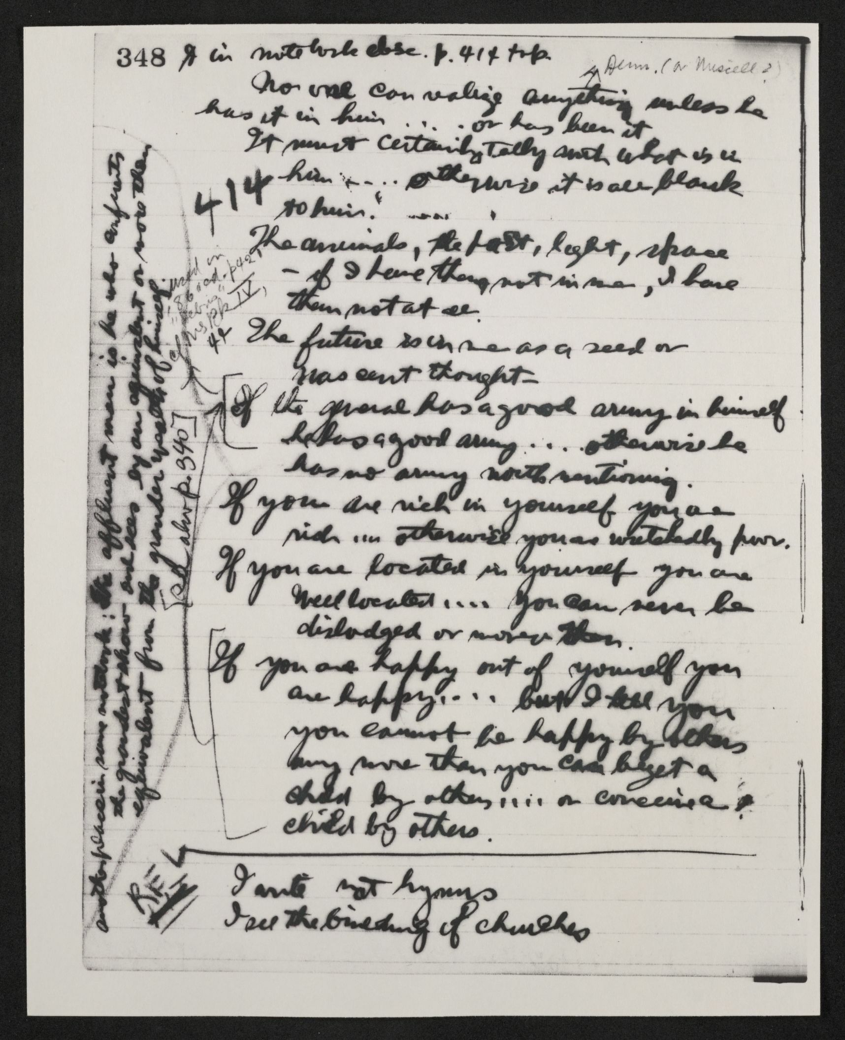 Scanned image of the current content page