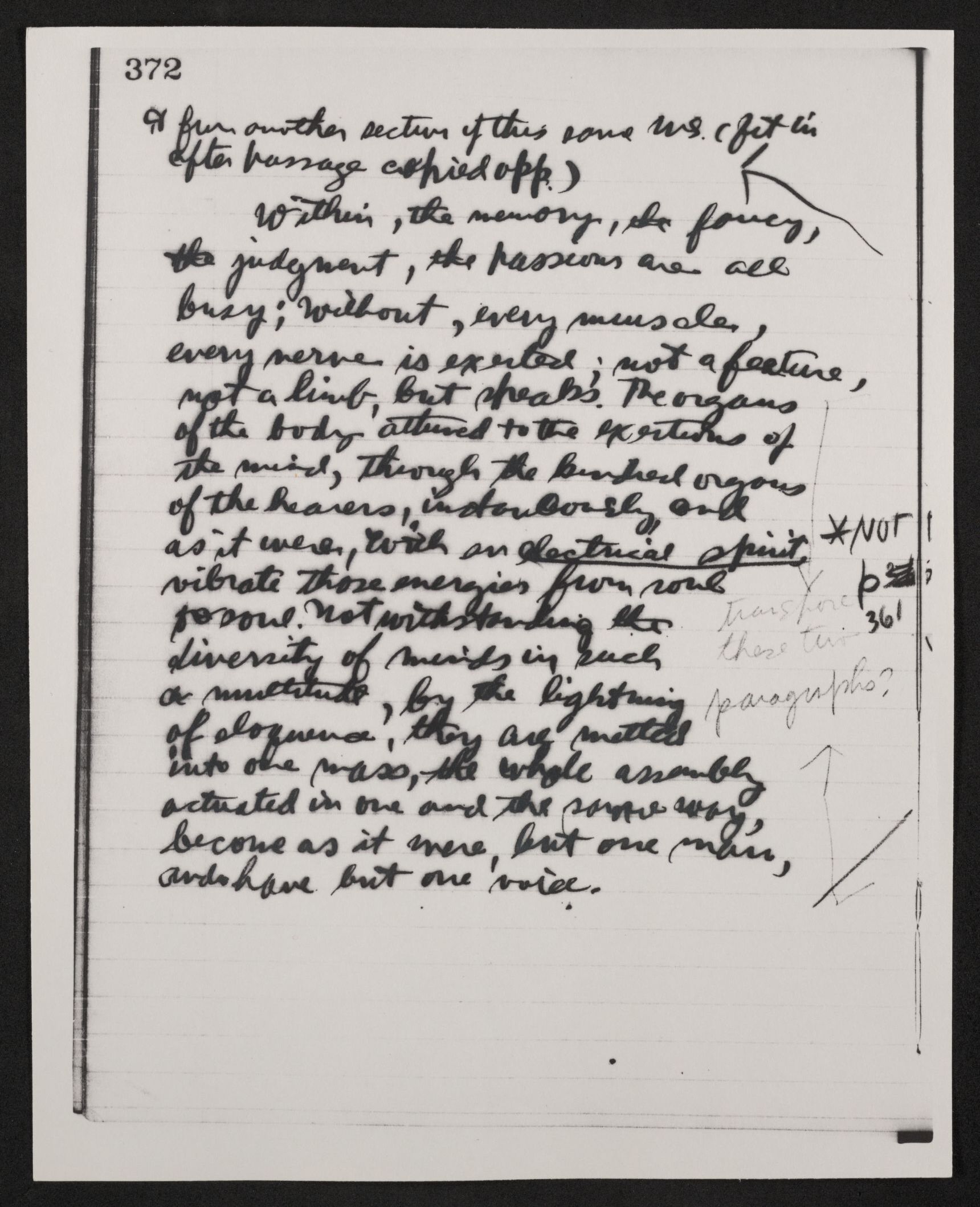 Scanned image of the current content page