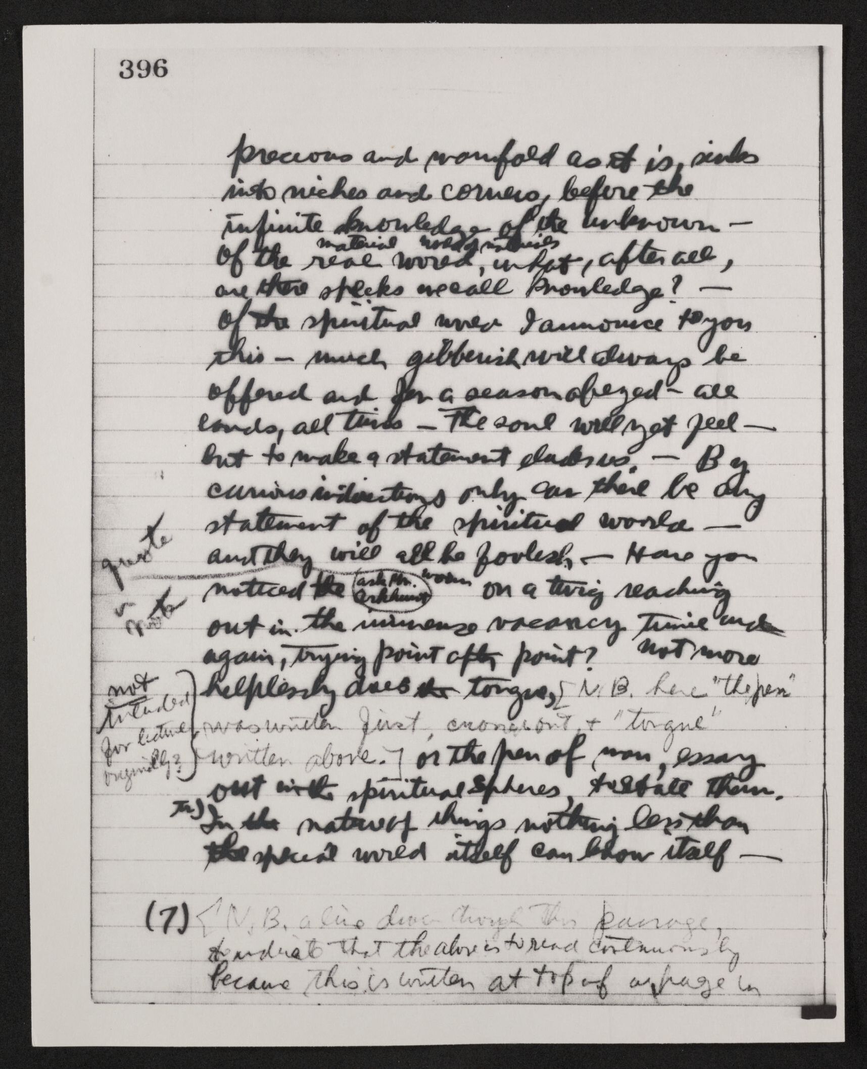 Scanned image of the current content page