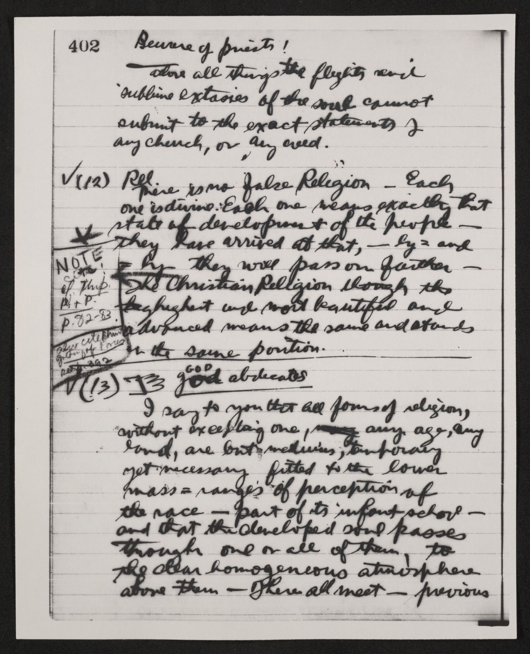 Scanned image of the current content page