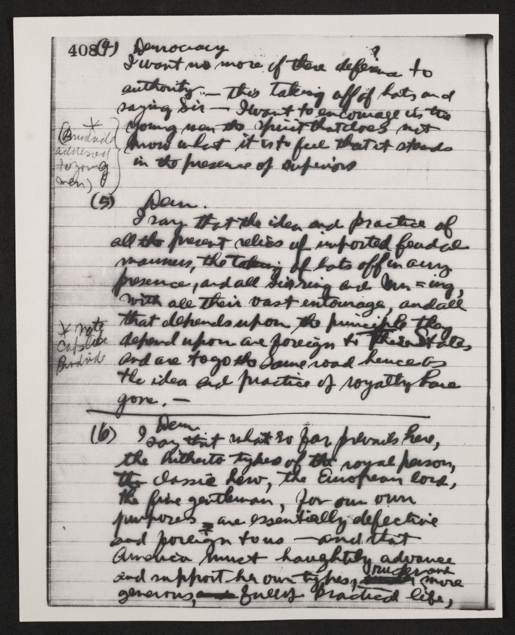 Scanned image of the current content page