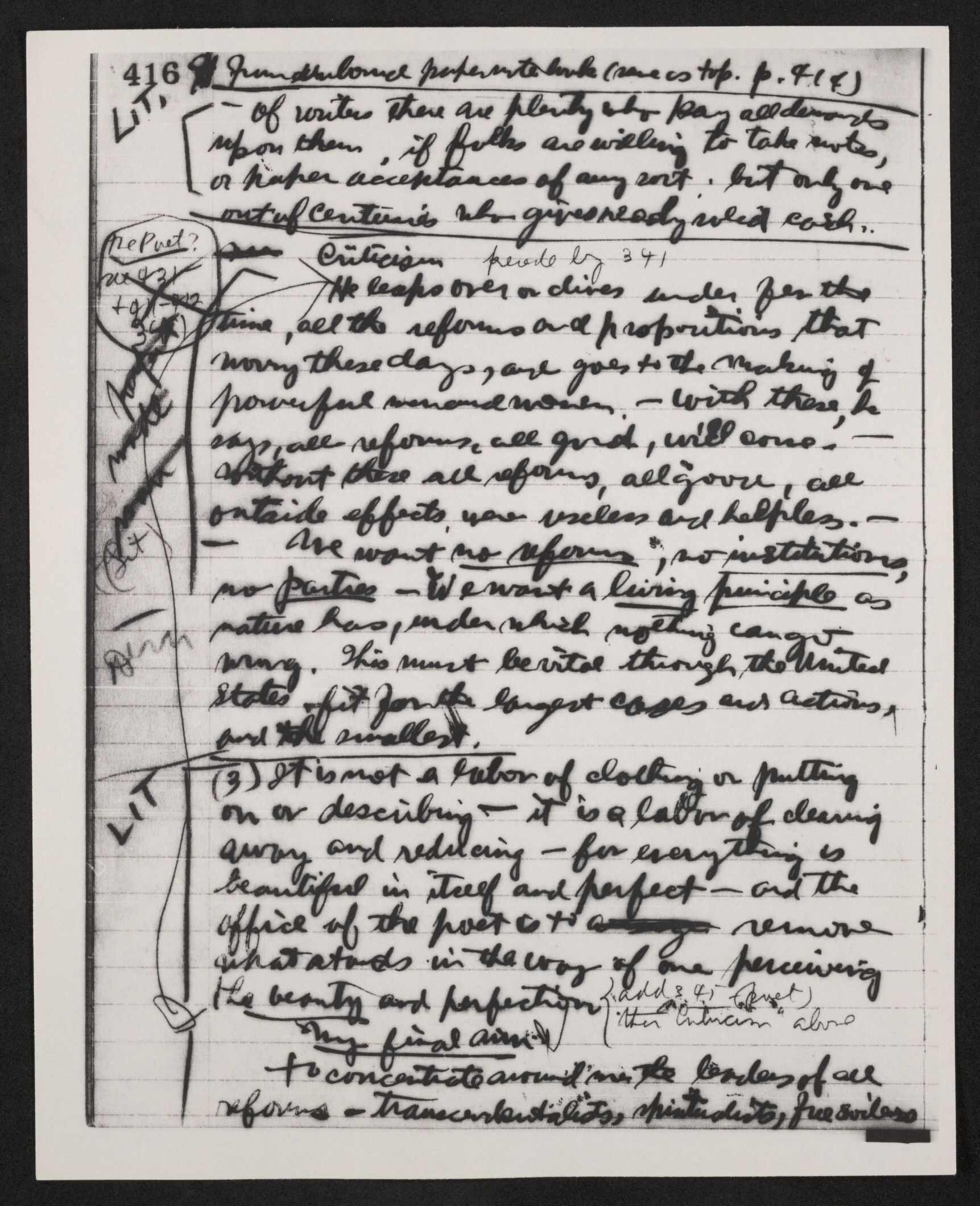 Scanned image of the current content page