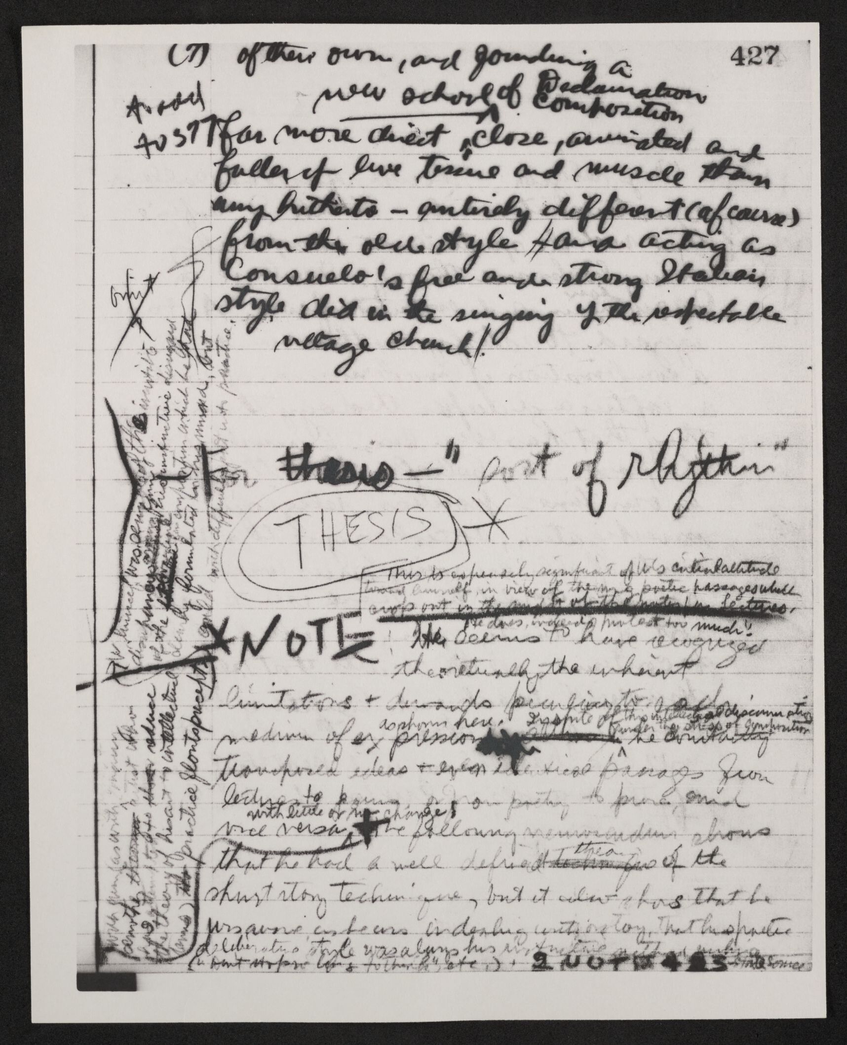 Scanned image of the current content page