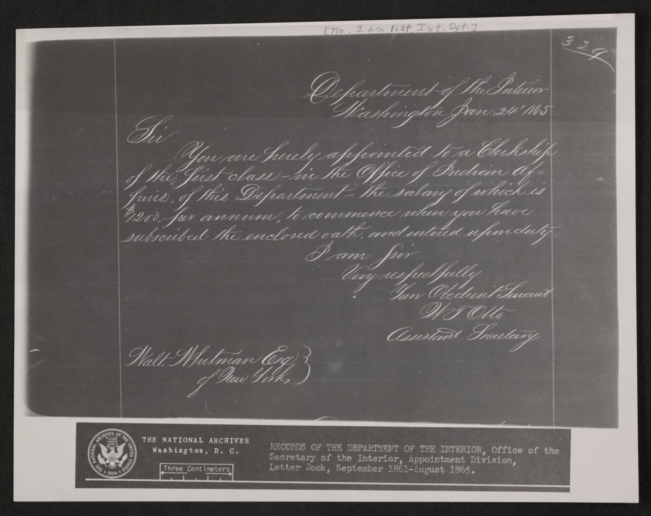 Scanned image of the current content page