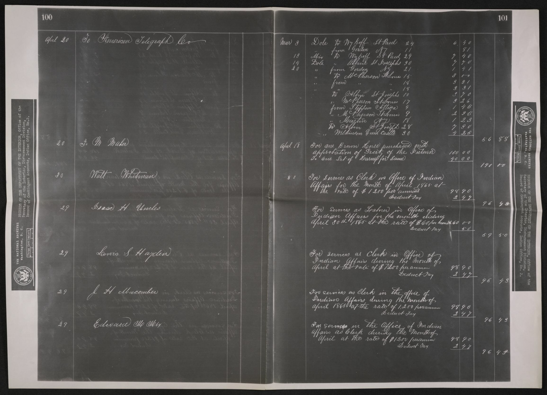 Scanned image of the current content page