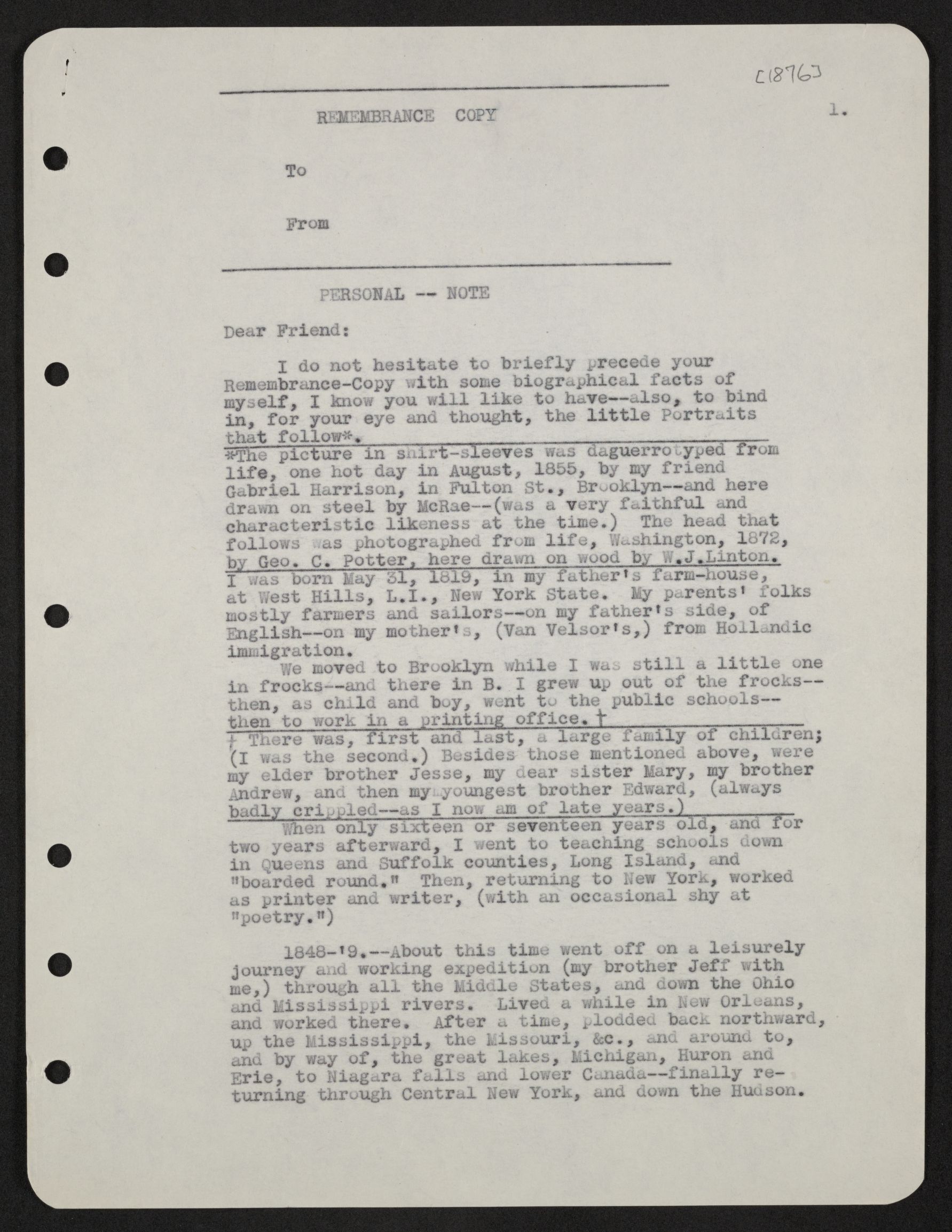 Scanned image of the current content page