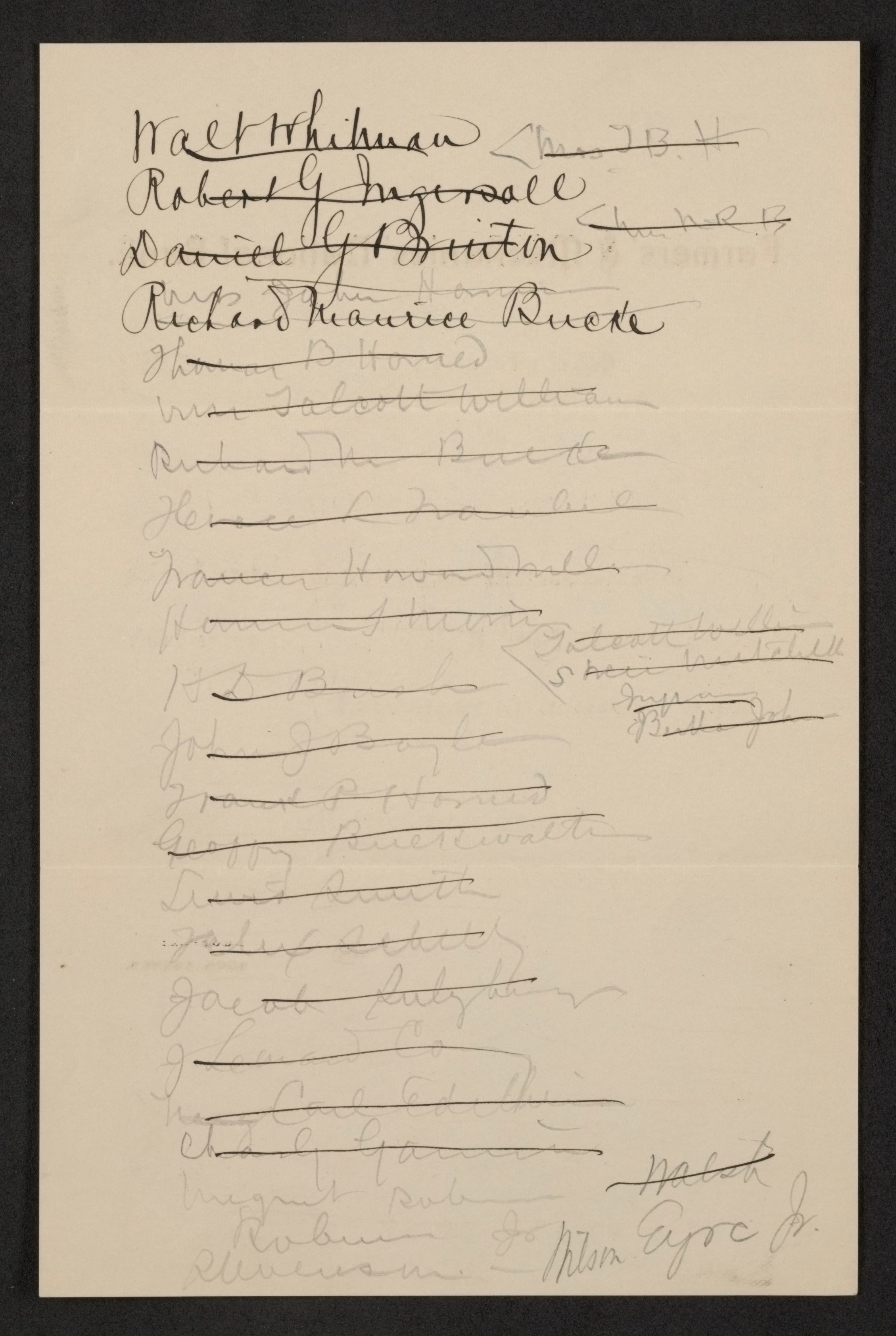 Scanned image of the current content page