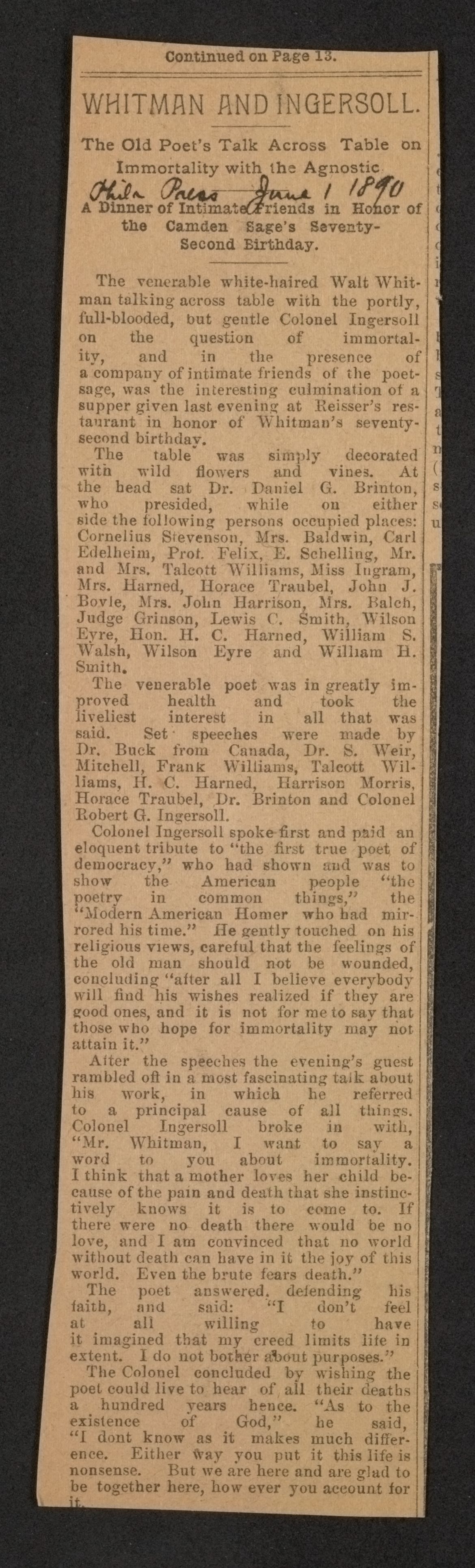 Scanned image of the current content page