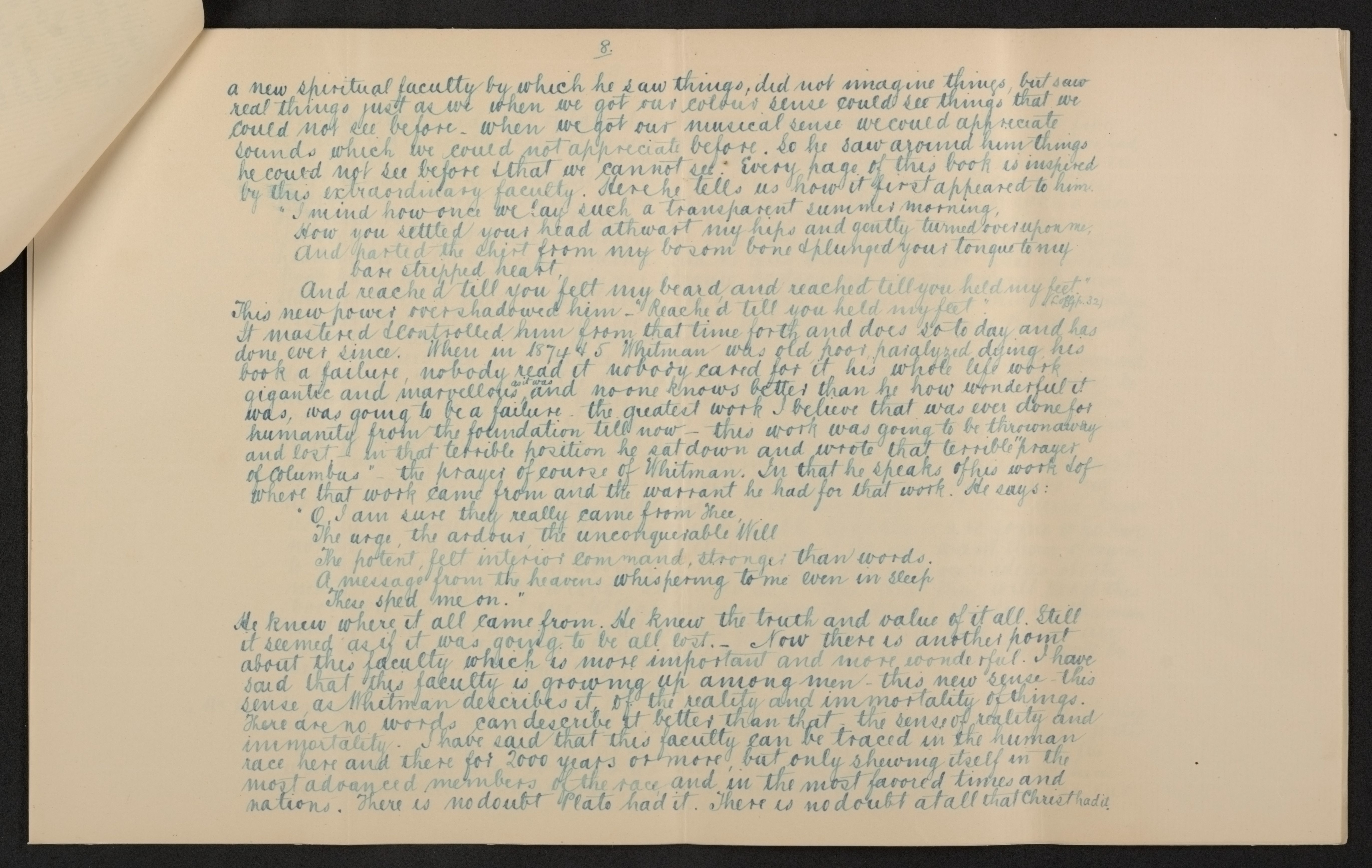 Scanned image of the current content page