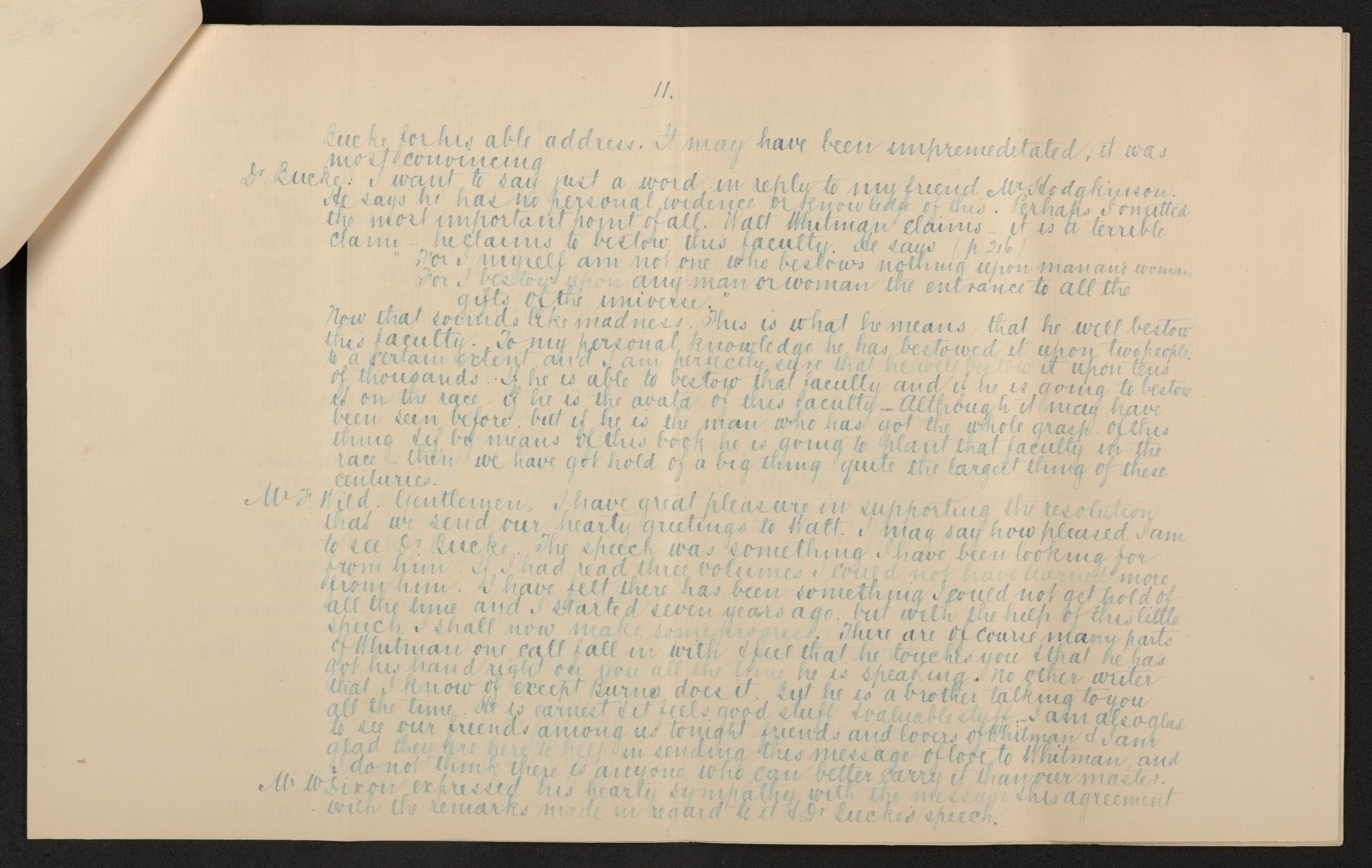 Scanned image of the current content page