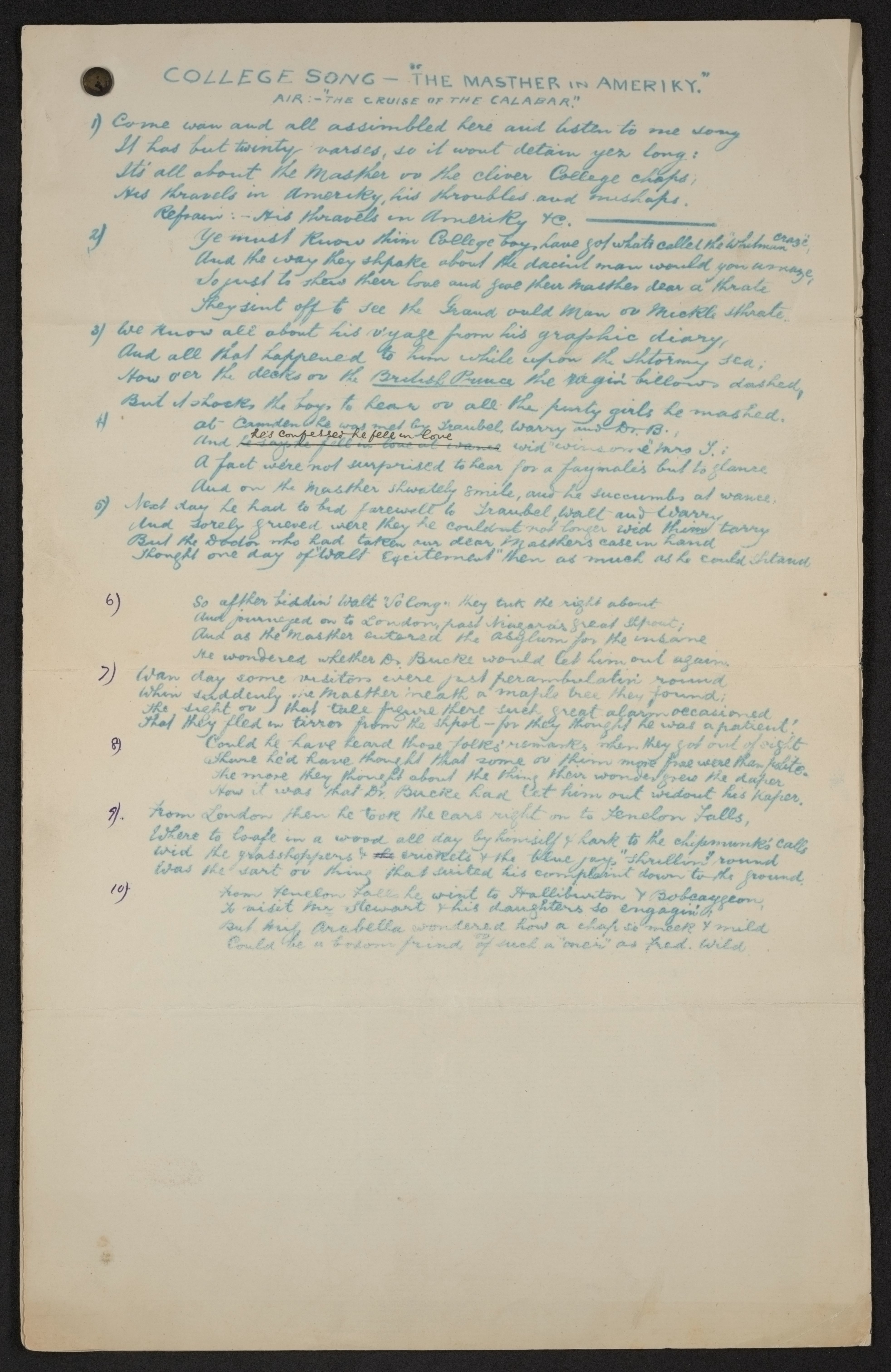 Scanned image of the current content page