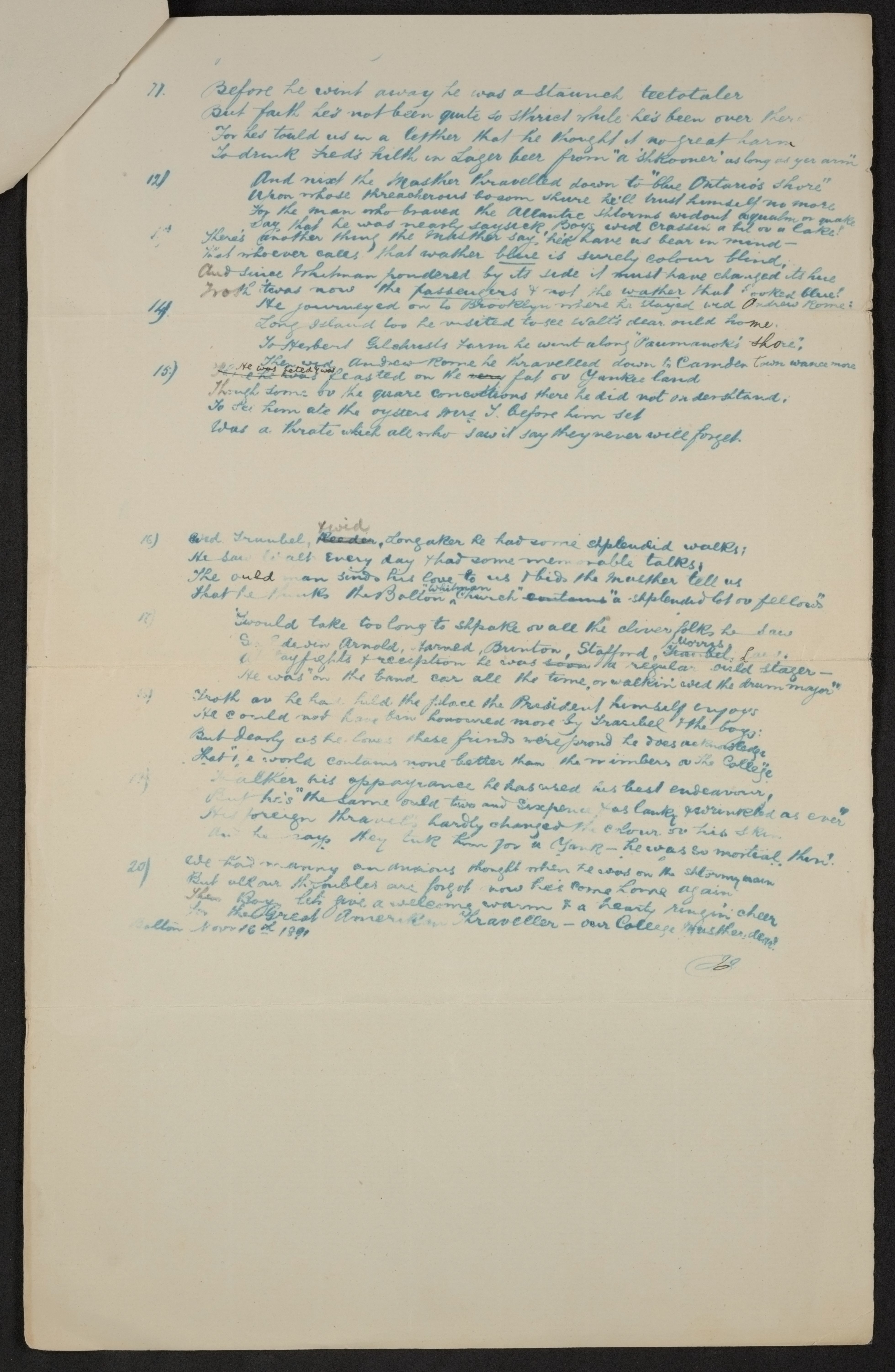 Scanned image of the current content page