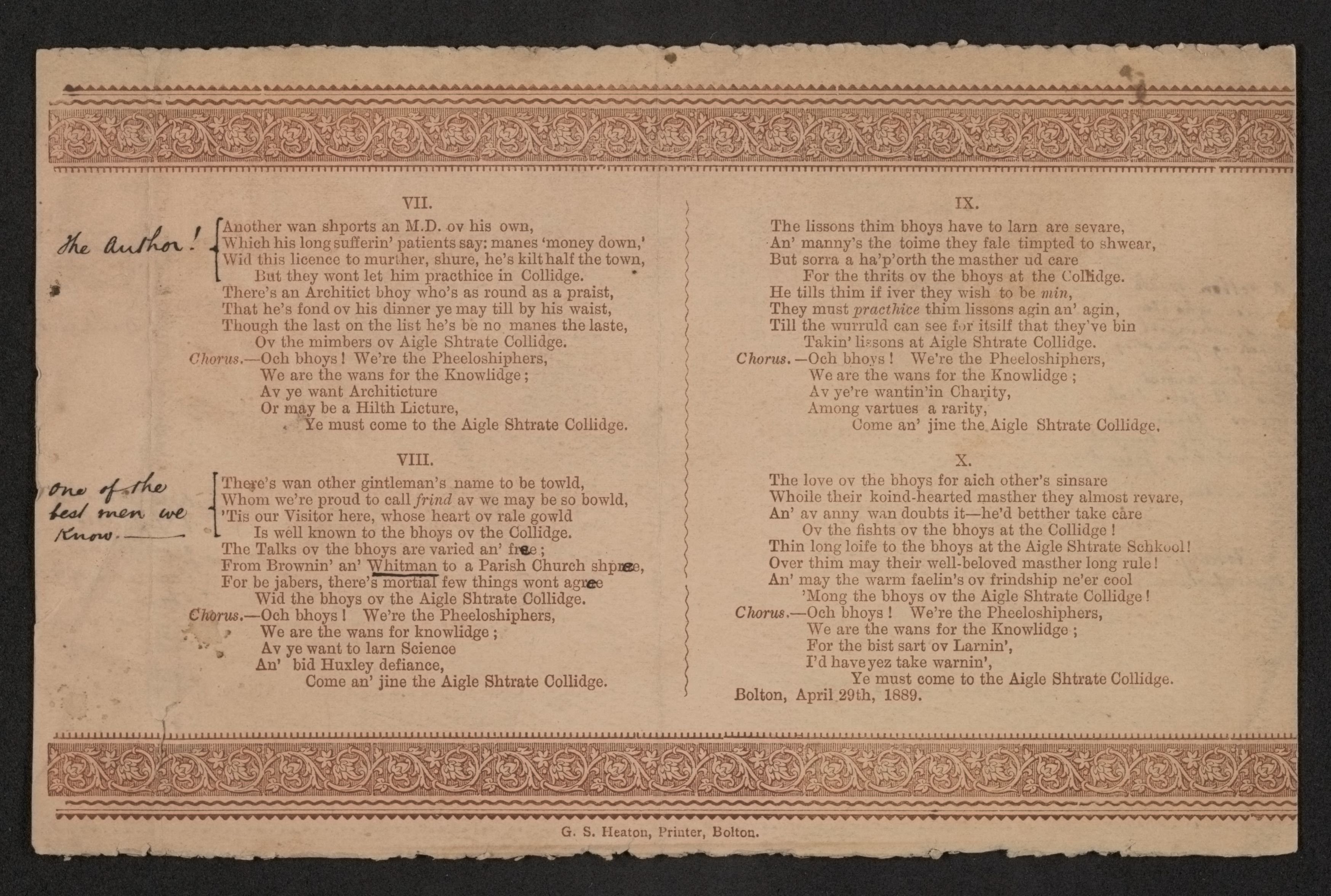 Scanned image of the current content page