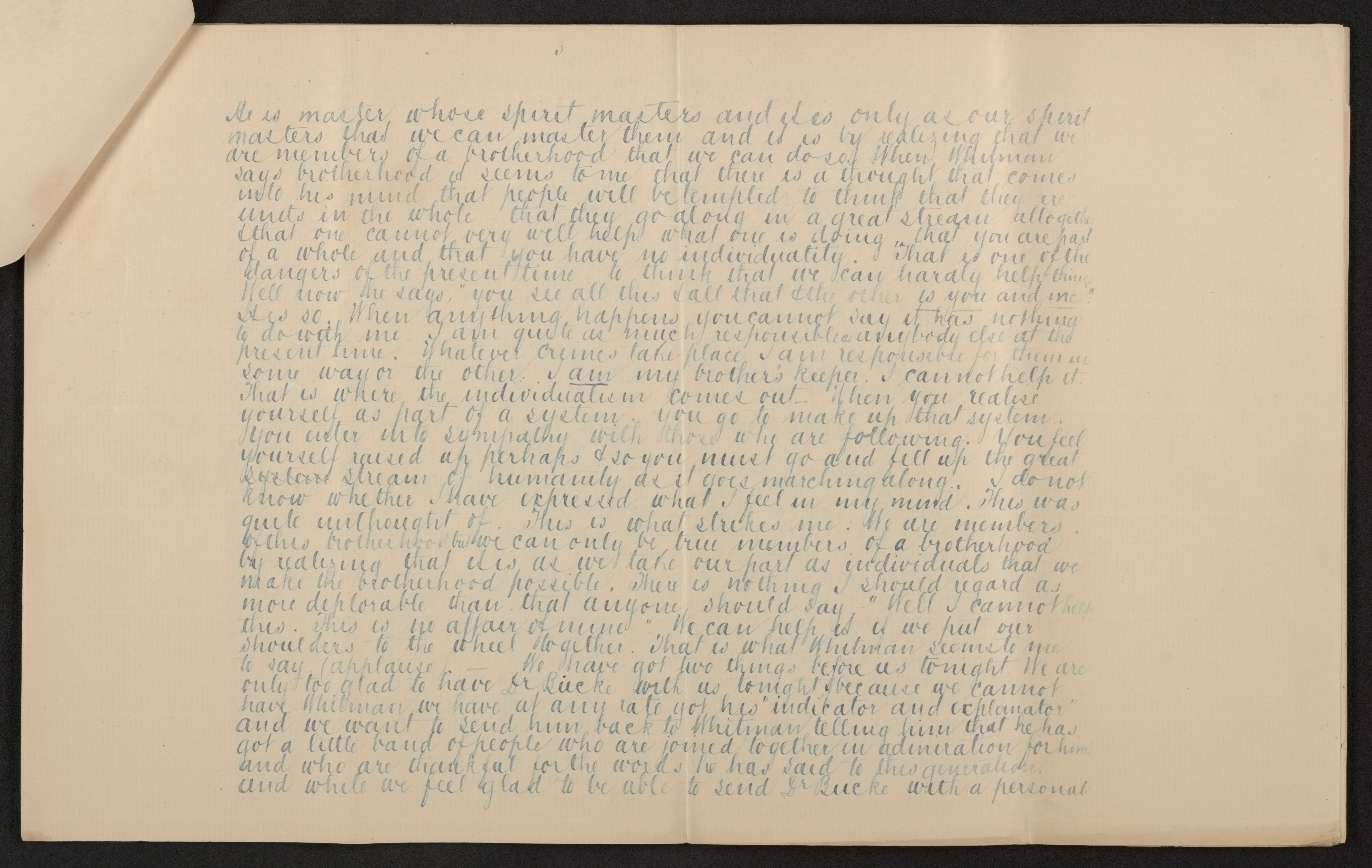 Scanned image of the current content page