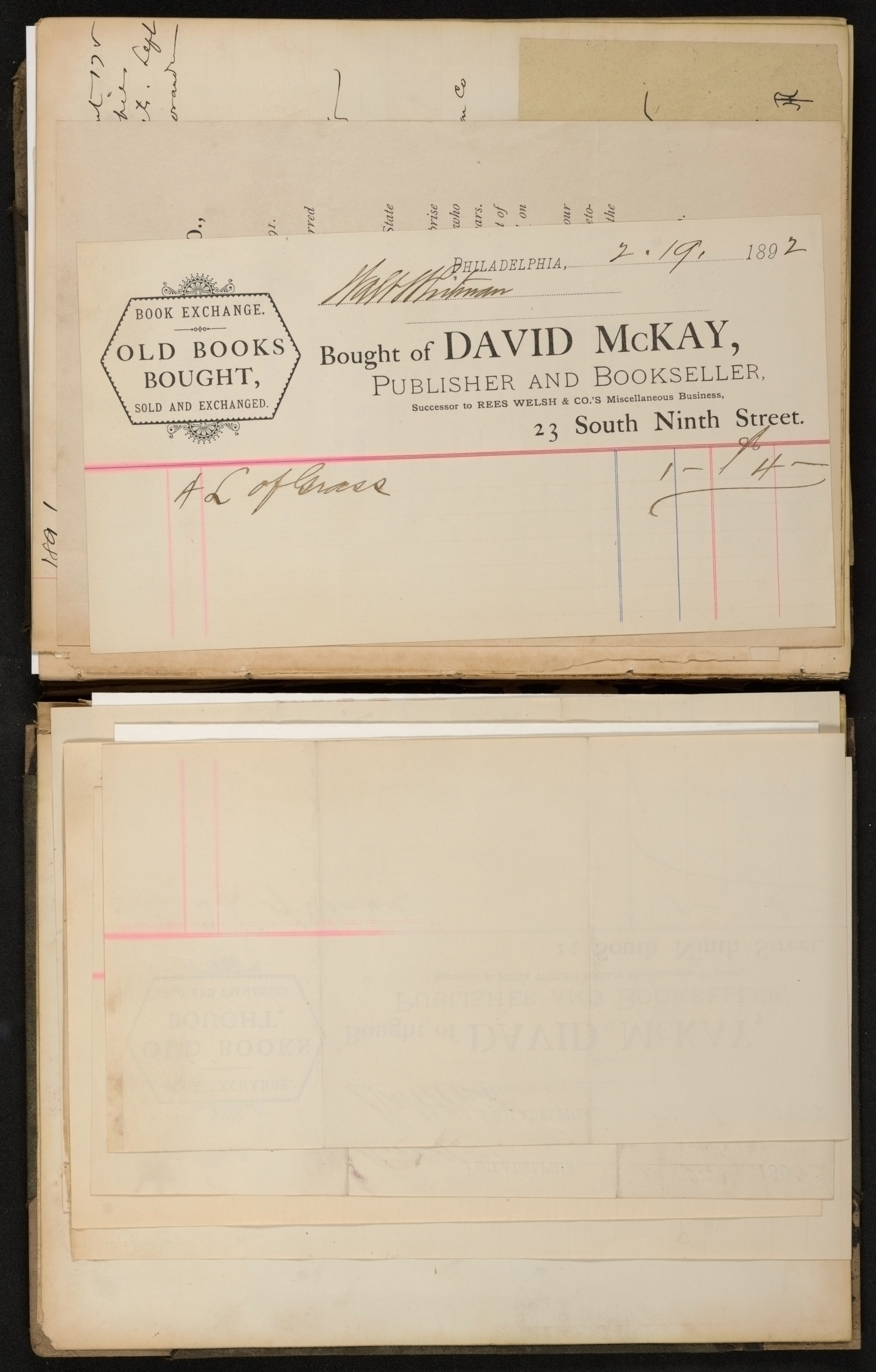 Scanned image of the current content page